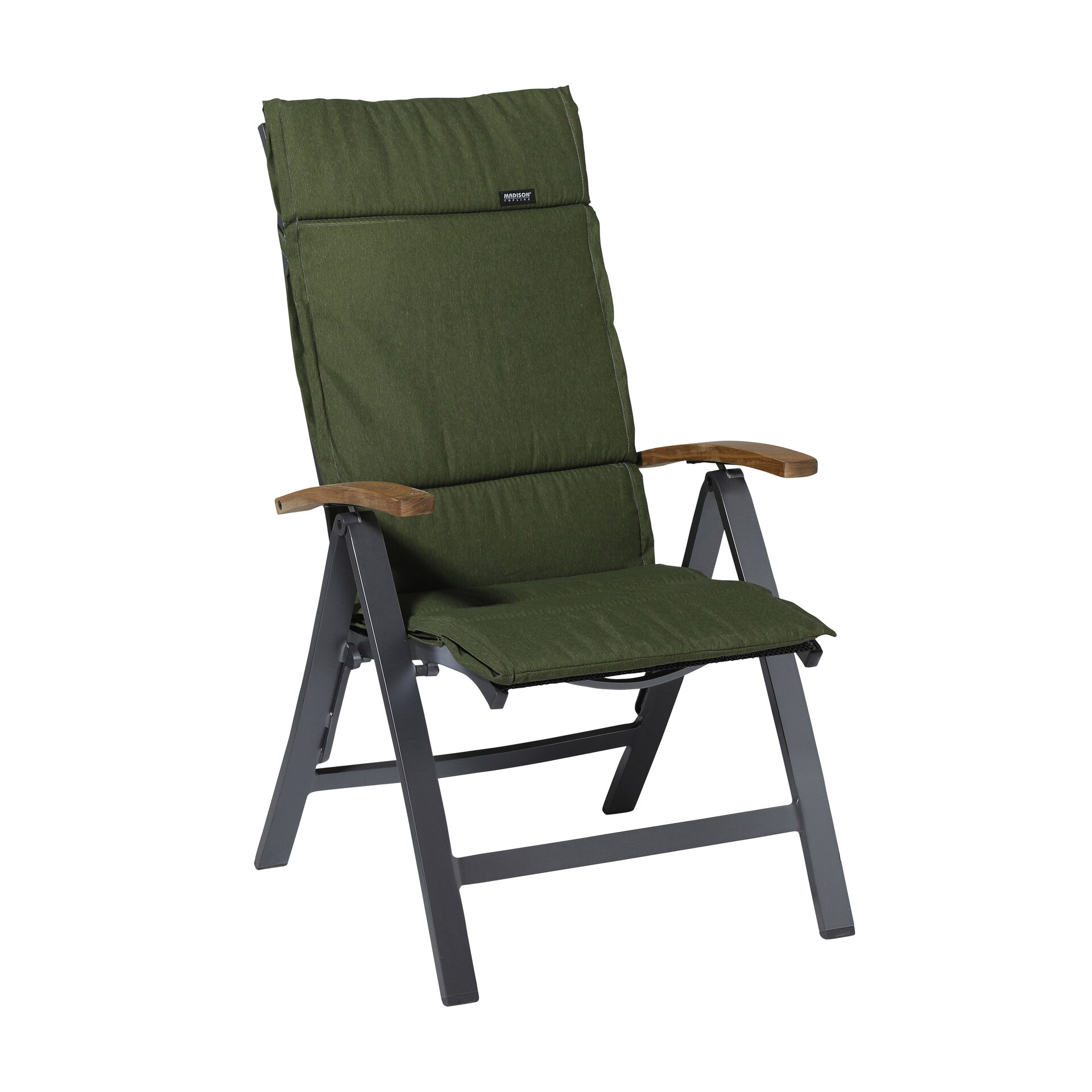 Kussen fiber de luxe ca.125x50cm Panama green 2 stuks