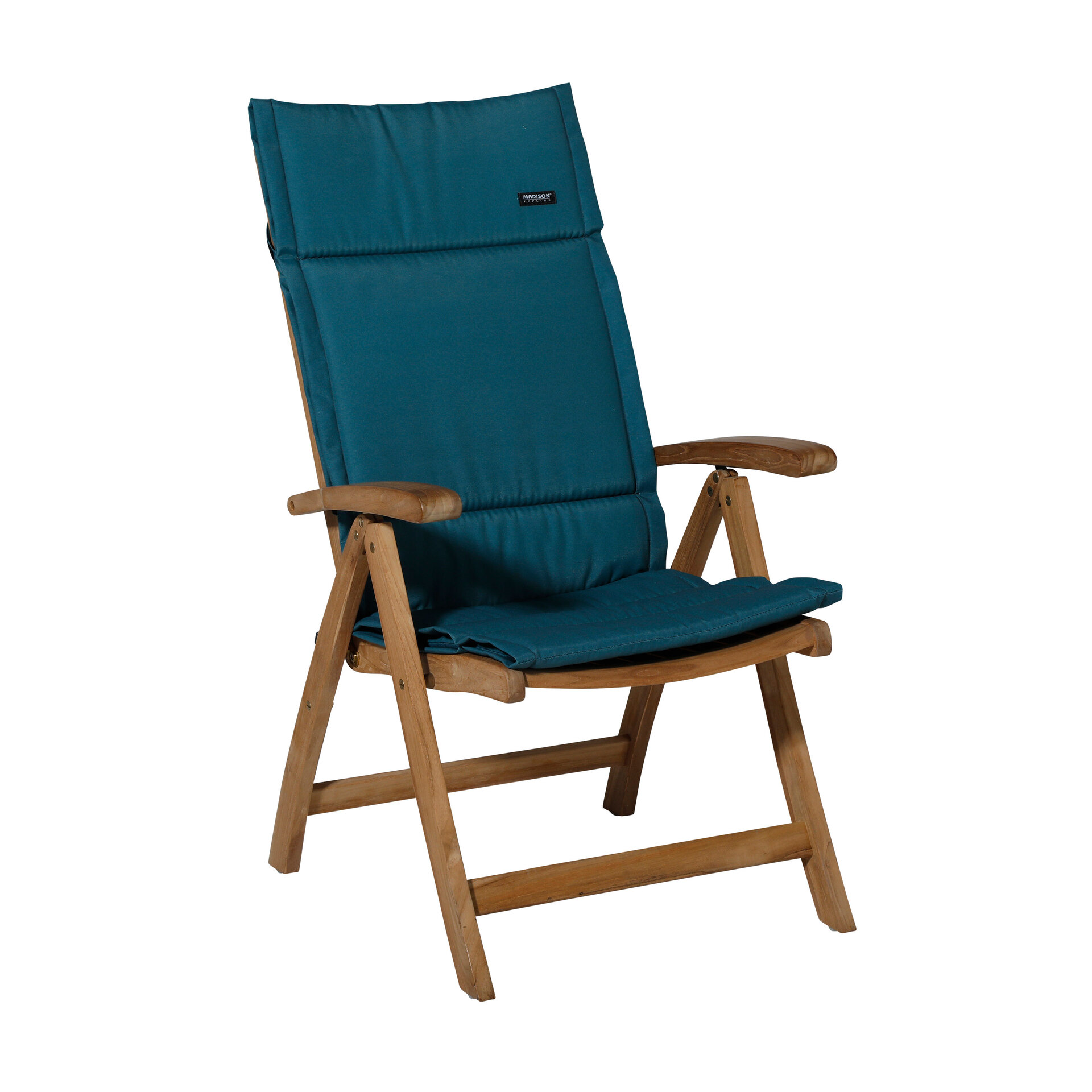 Kussen fiber de luxe ca.125x50cm Panama sea blue 2 stuks