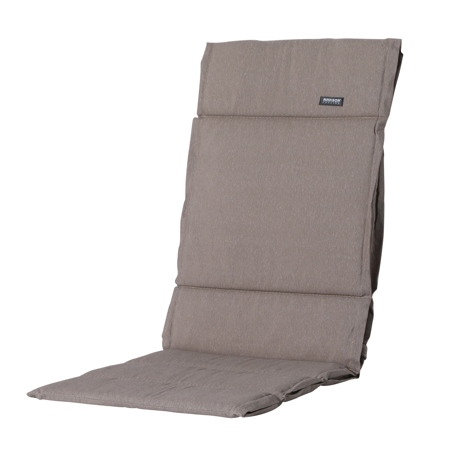 Kussen fiber de luxe ca.125x50cm Panama taupe 2 stuks