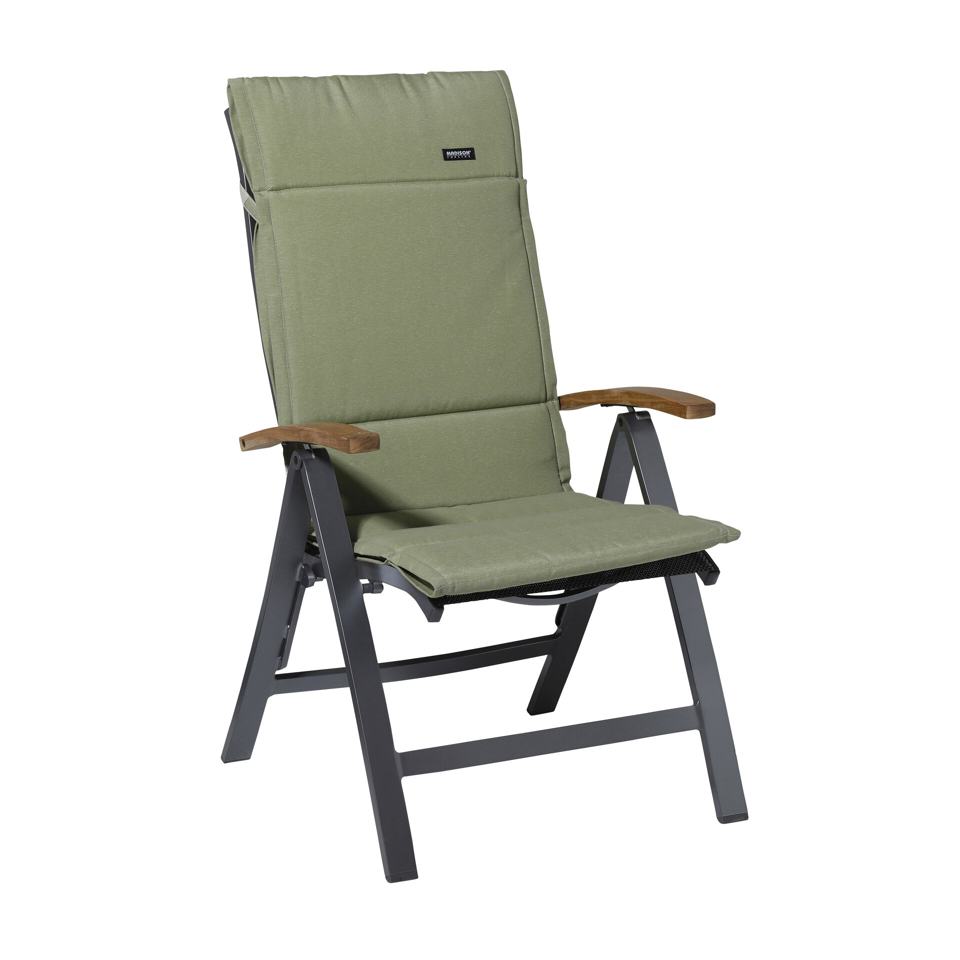 Kussen fiber de luxe ca.125x50cm Panama sage 2 stuks