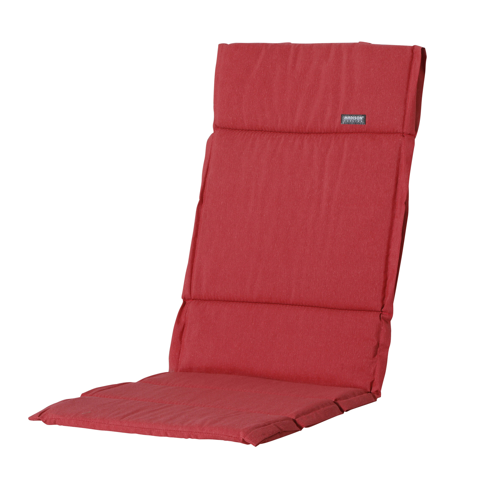Kussen fiber de luxe ca.125x50cm Panama brick red 2 stuks