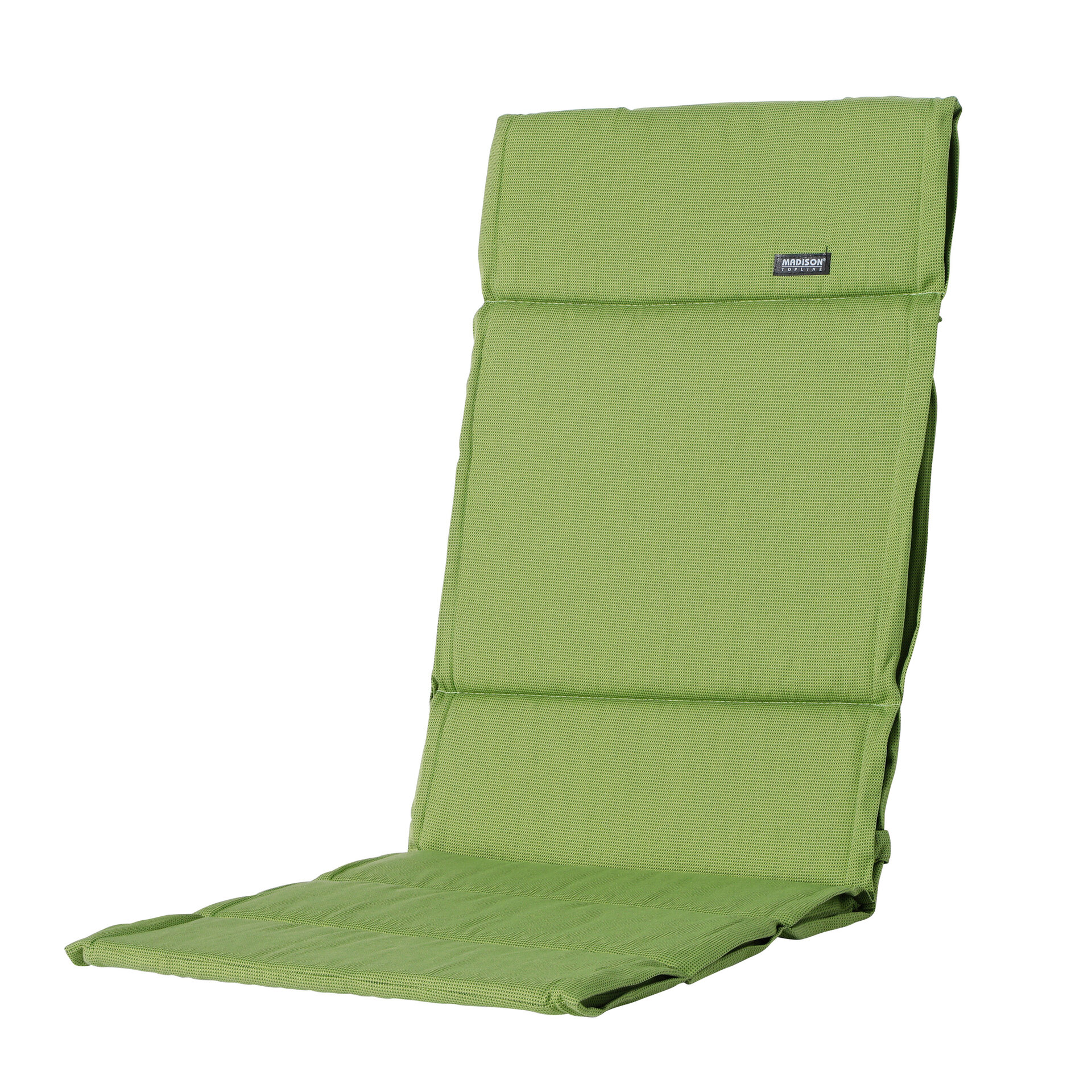 Kussen fiber de luxe ca.125x50cm Rib lime 2 stuks