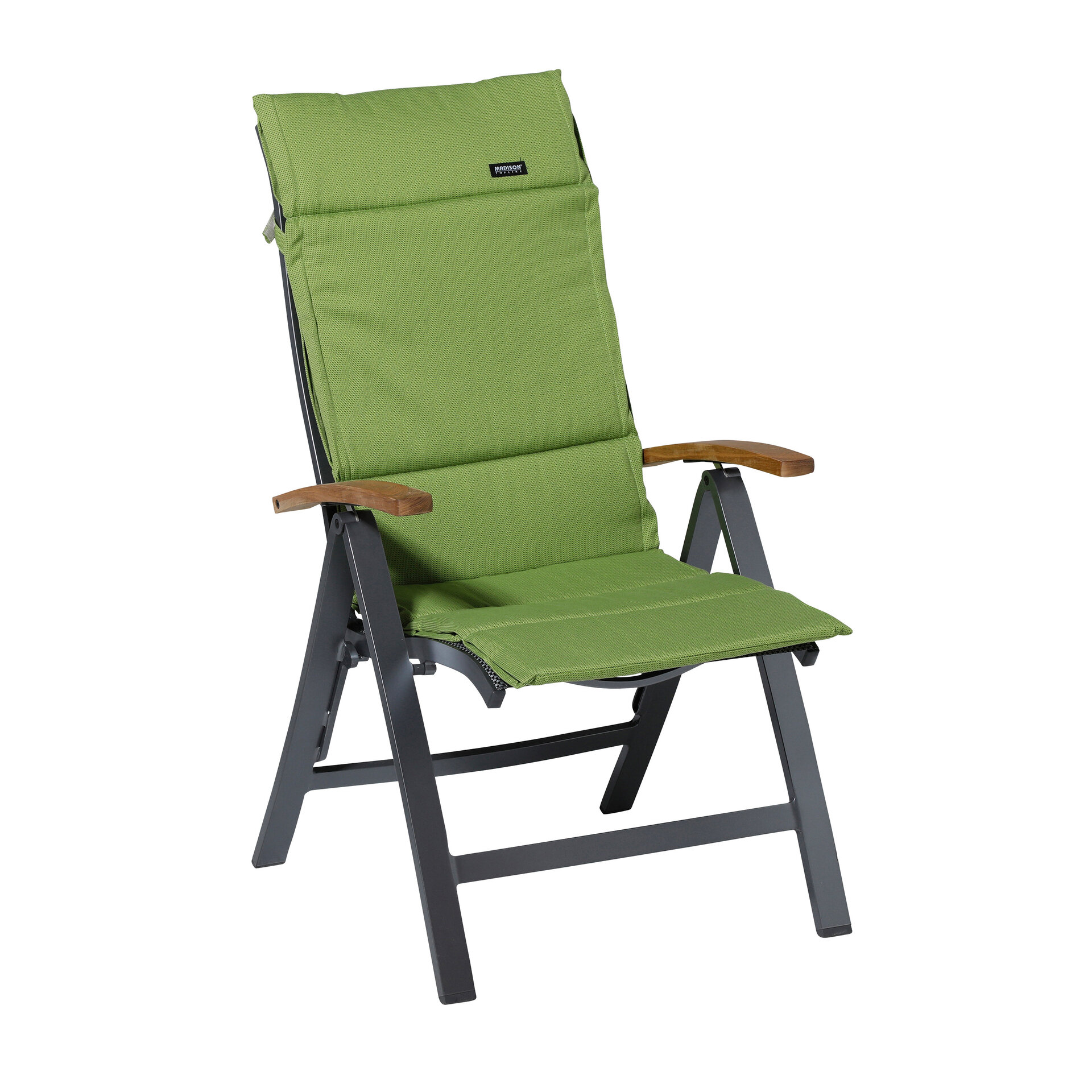 Kussen fiber de luxe ca.125x50cm Rib lime 2 stuks