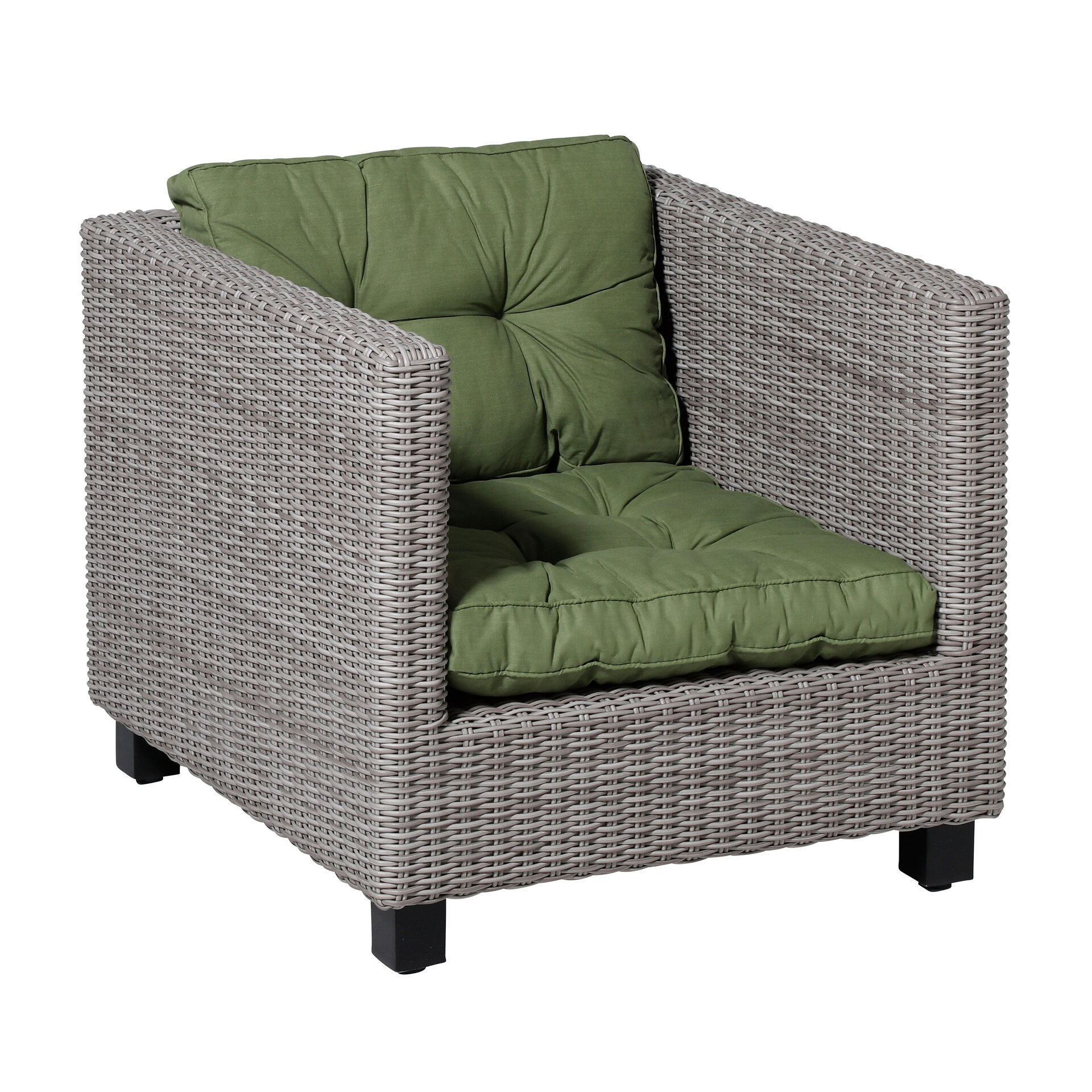 Florance zit ca.60x60cm Basic green 2 stuks