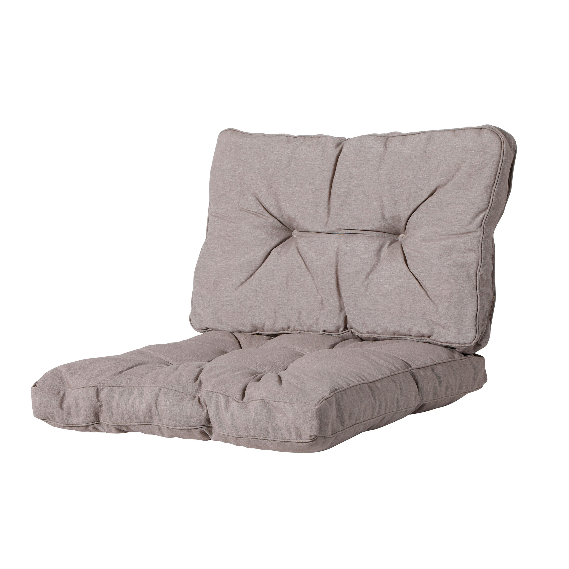 Florance zit ca.60x60cm Panama taupe 2 stuks