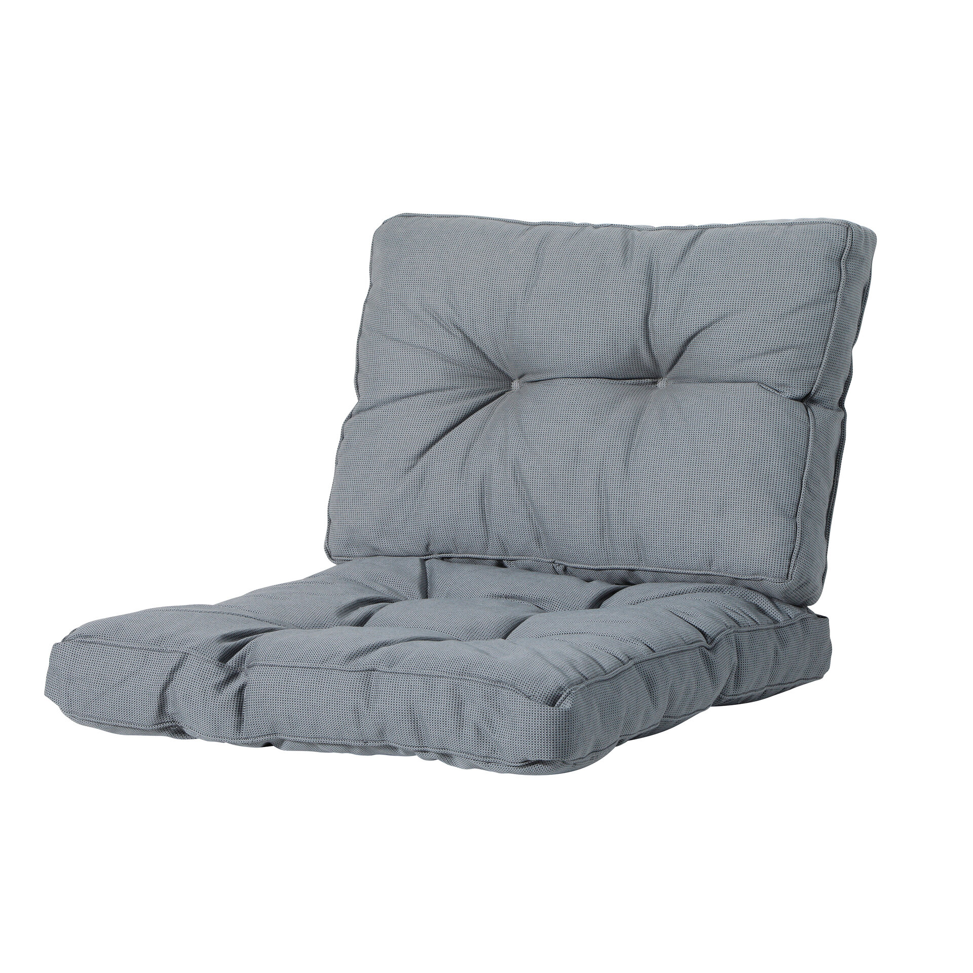 Florance zit ca.60x60cm Rib grey 2 stuks