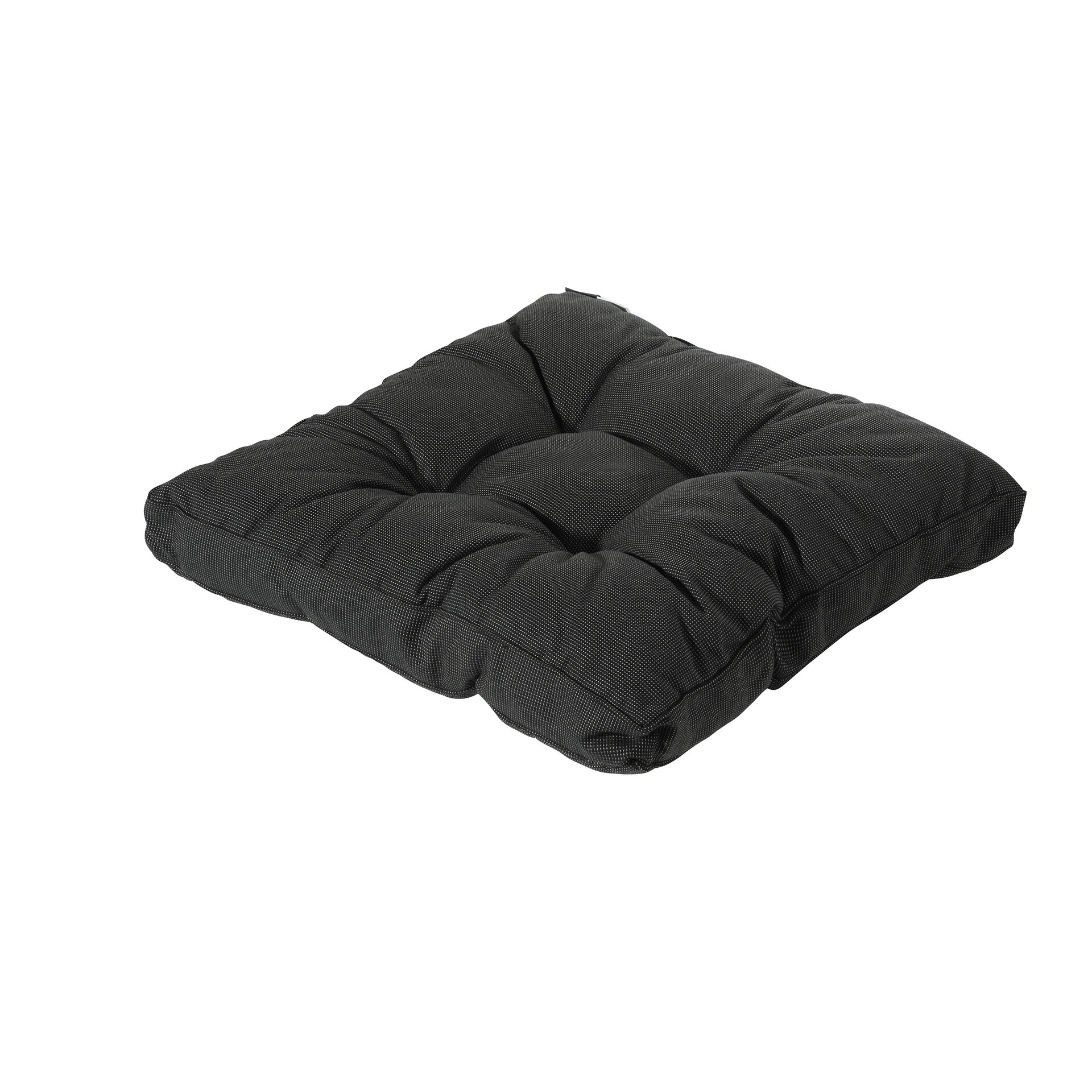 Florance zit ca.73x73cm Rib black 2 stuks