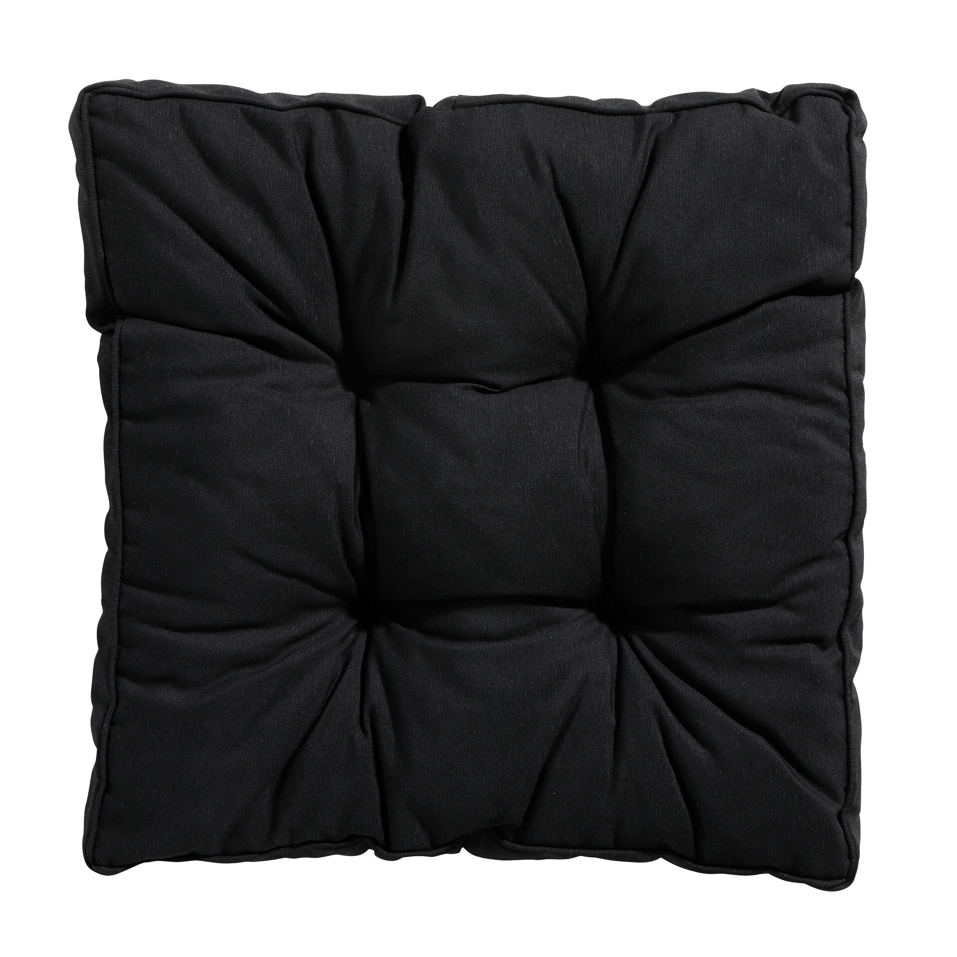 Florance kussen ca.47x47cm Panama black 2 stuks