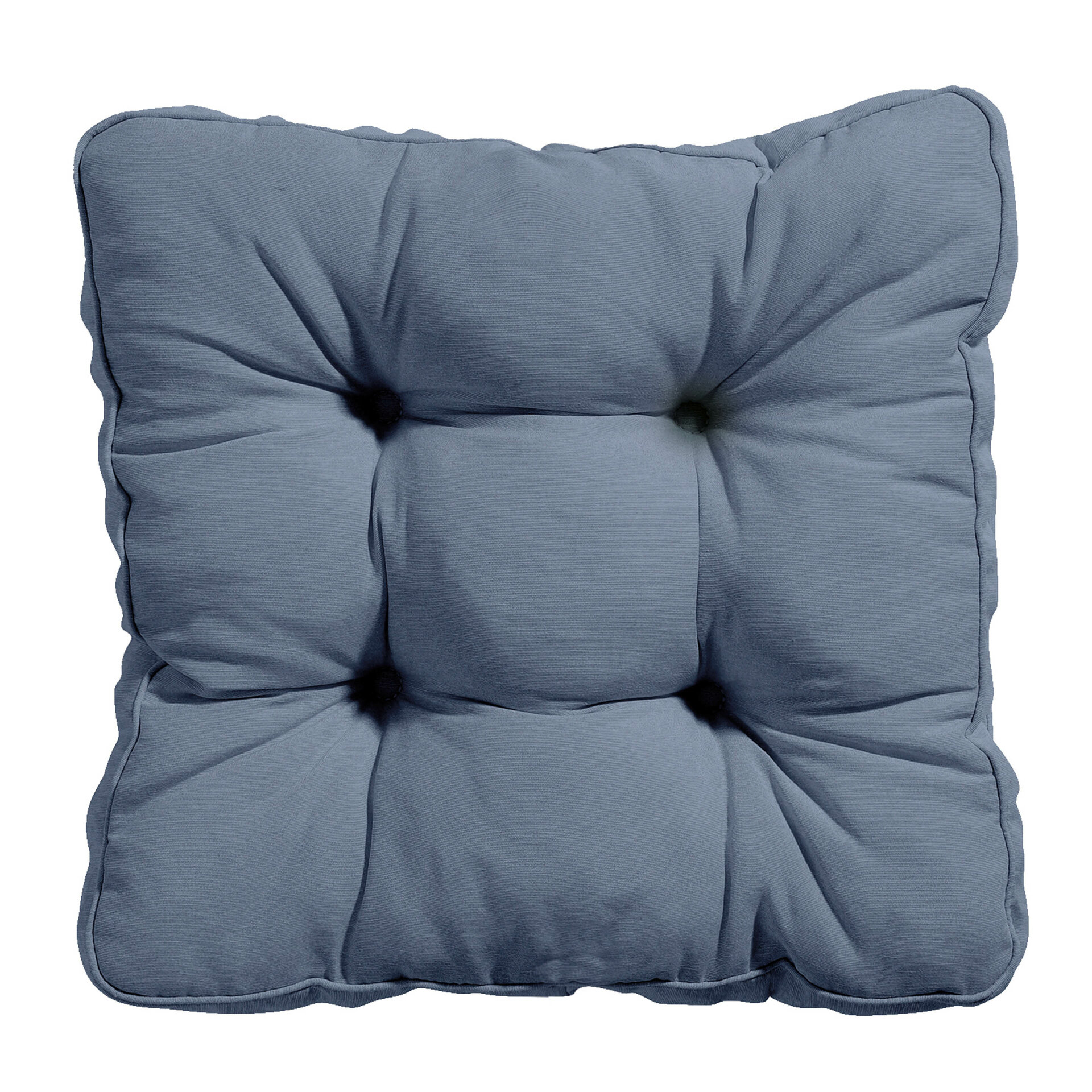 Florance kussen ca.47x47cm Panama safier blue 2 stuks