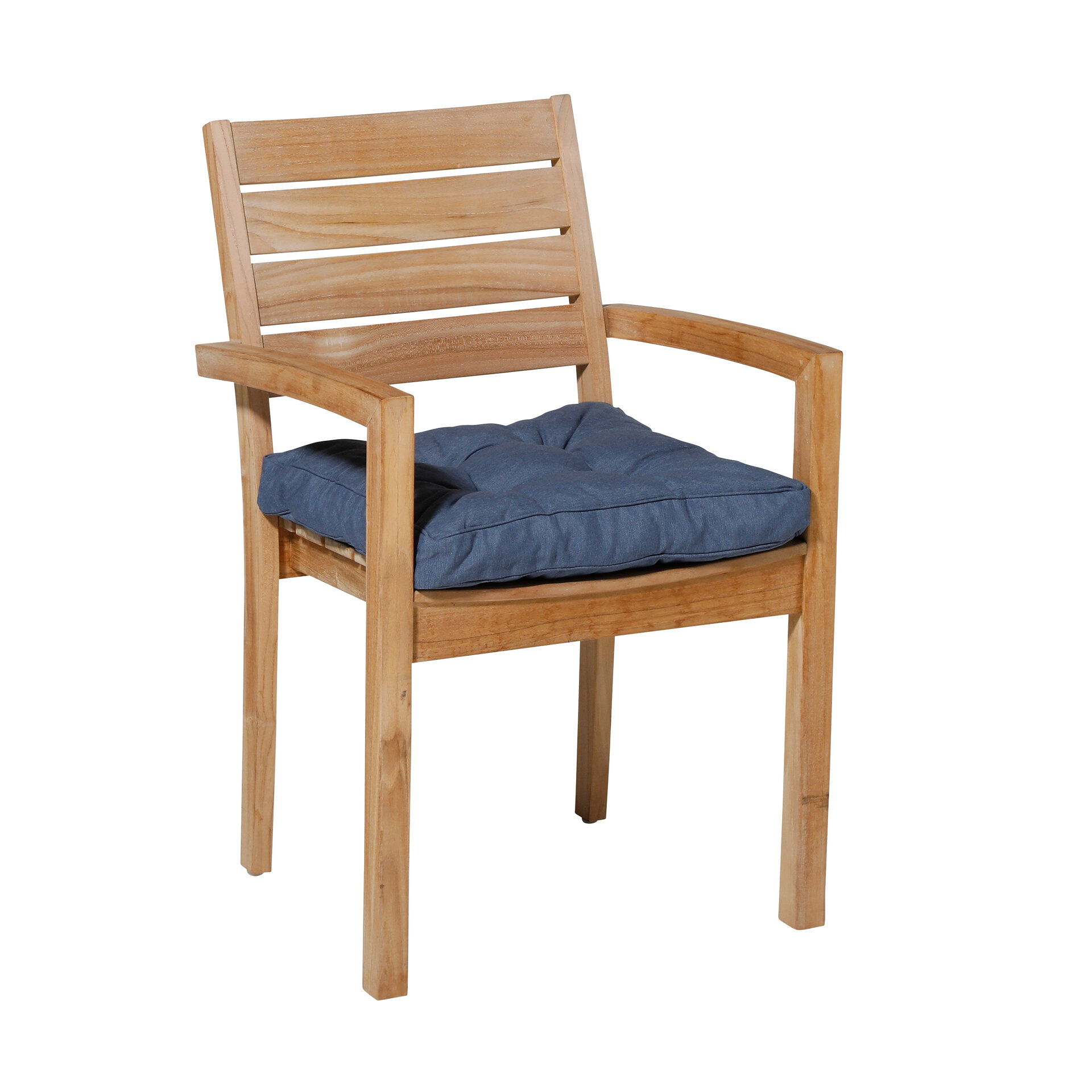 Florance kussen ca.47x47cm Panama safier blue 2 stuks