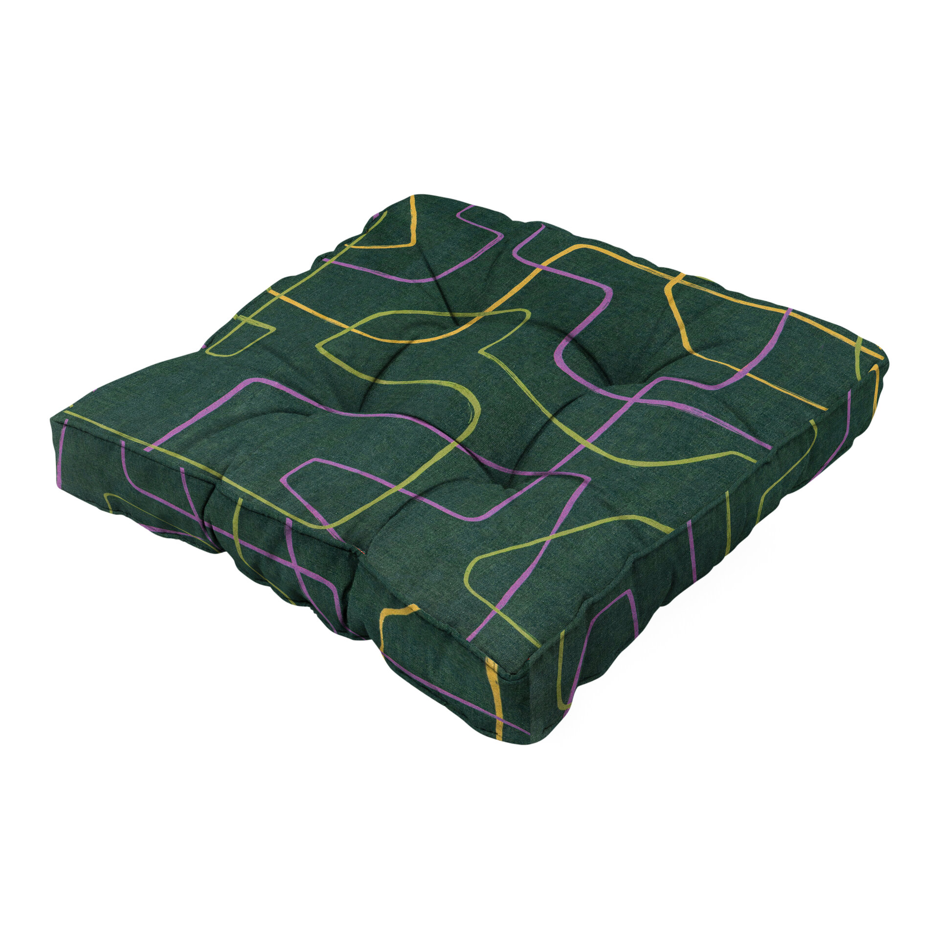Florance kussen ca.47x47cm Joah green 2 stuks