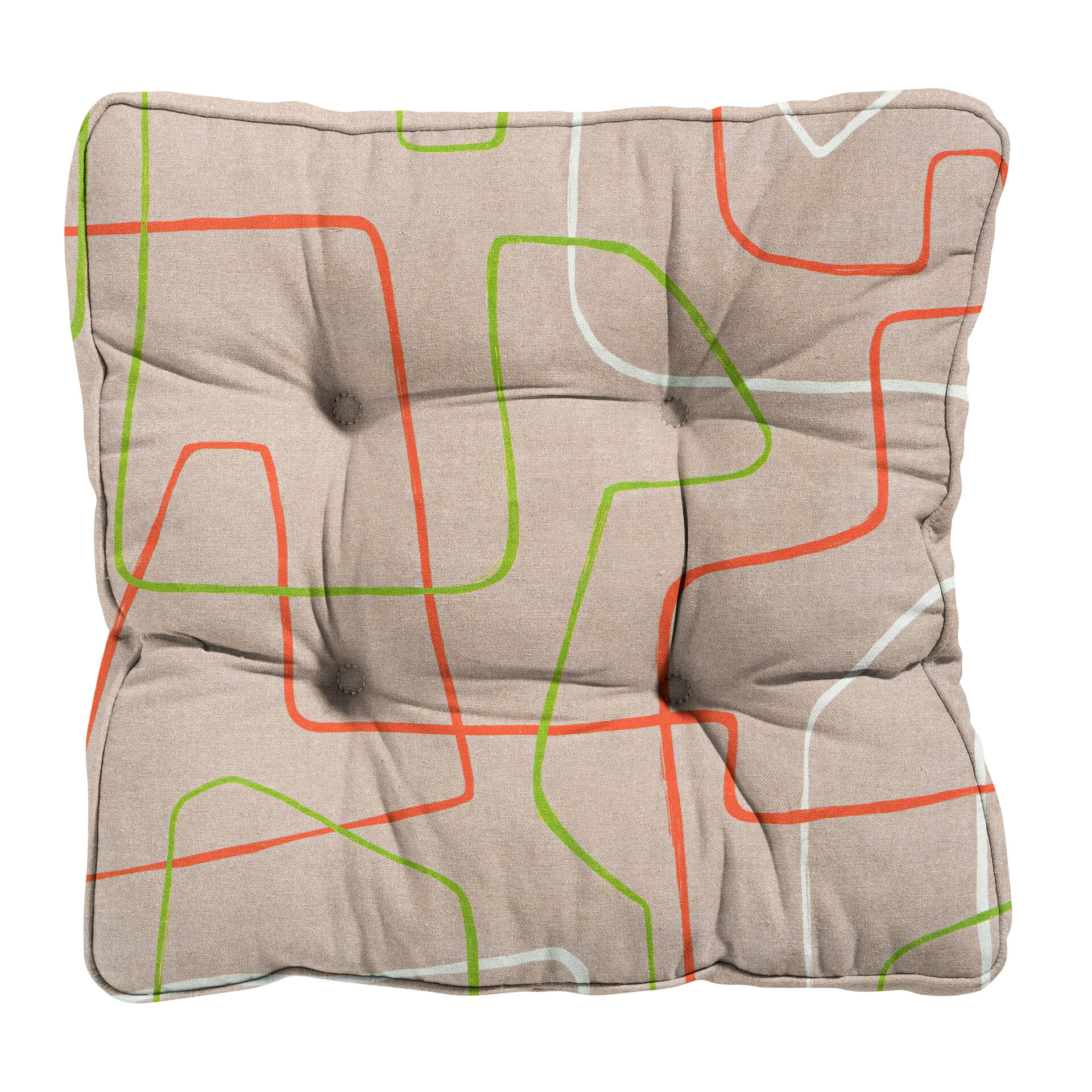 Florance kussen ca.47x47cm Joah terra 2 stuks