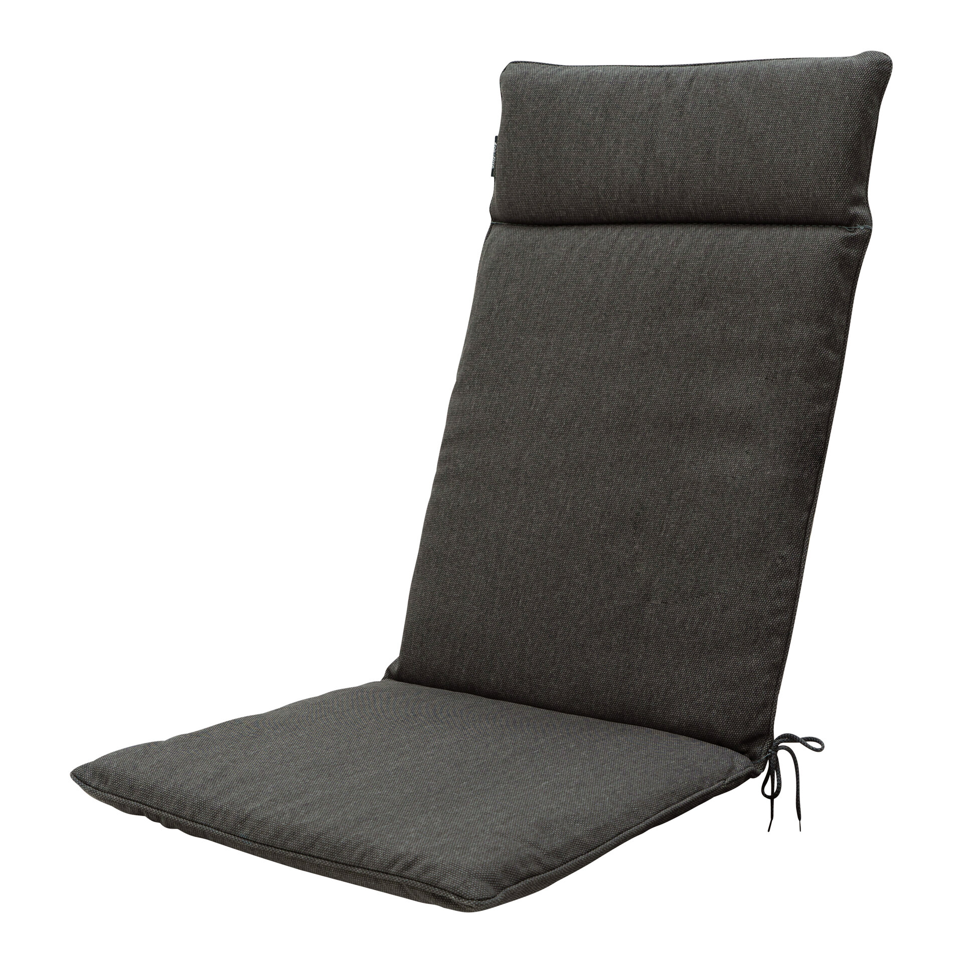 Kussen hoog universeel ca.120x50cm Dark grey canvas eco+ 2 stuks