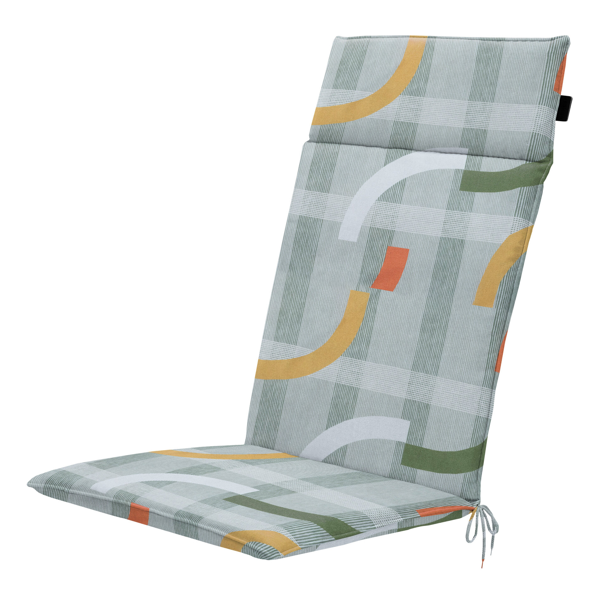Kussen hoog universeel ca.120x50cm Tess orange 2 stuks