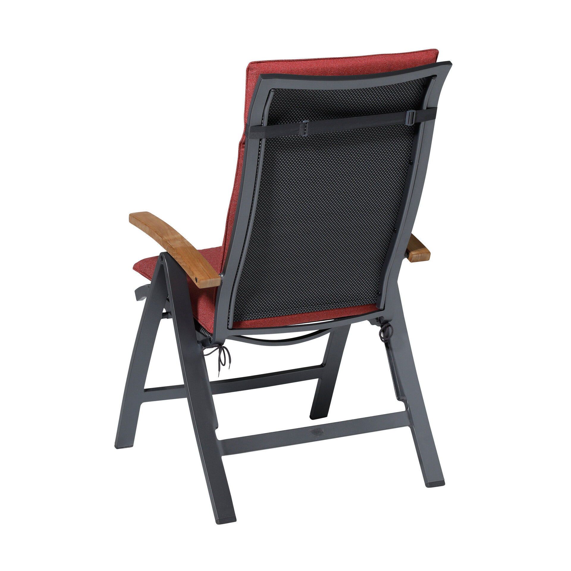 Kussen hoog universeel ca.120x50cm Outdoor Manchester red 2 stuks