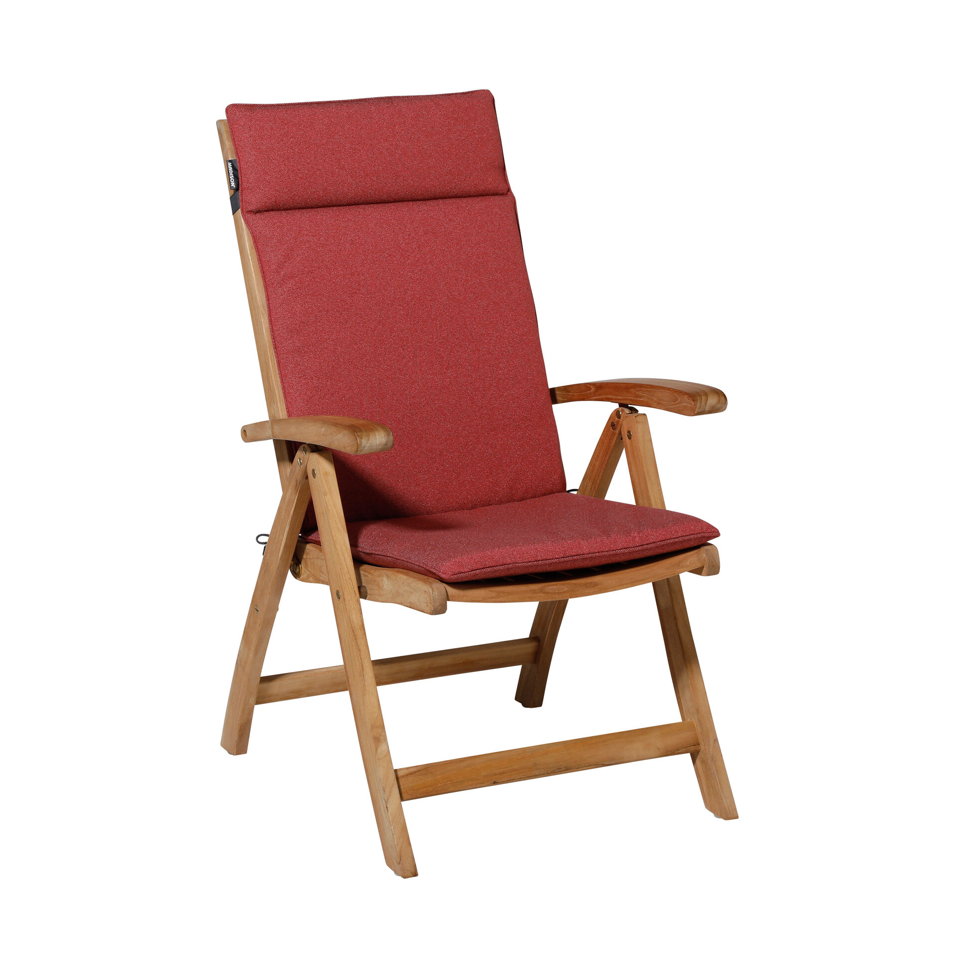 Kussen hoog universeel ca.120x50cm Outdoor Manchester red 2 stuks