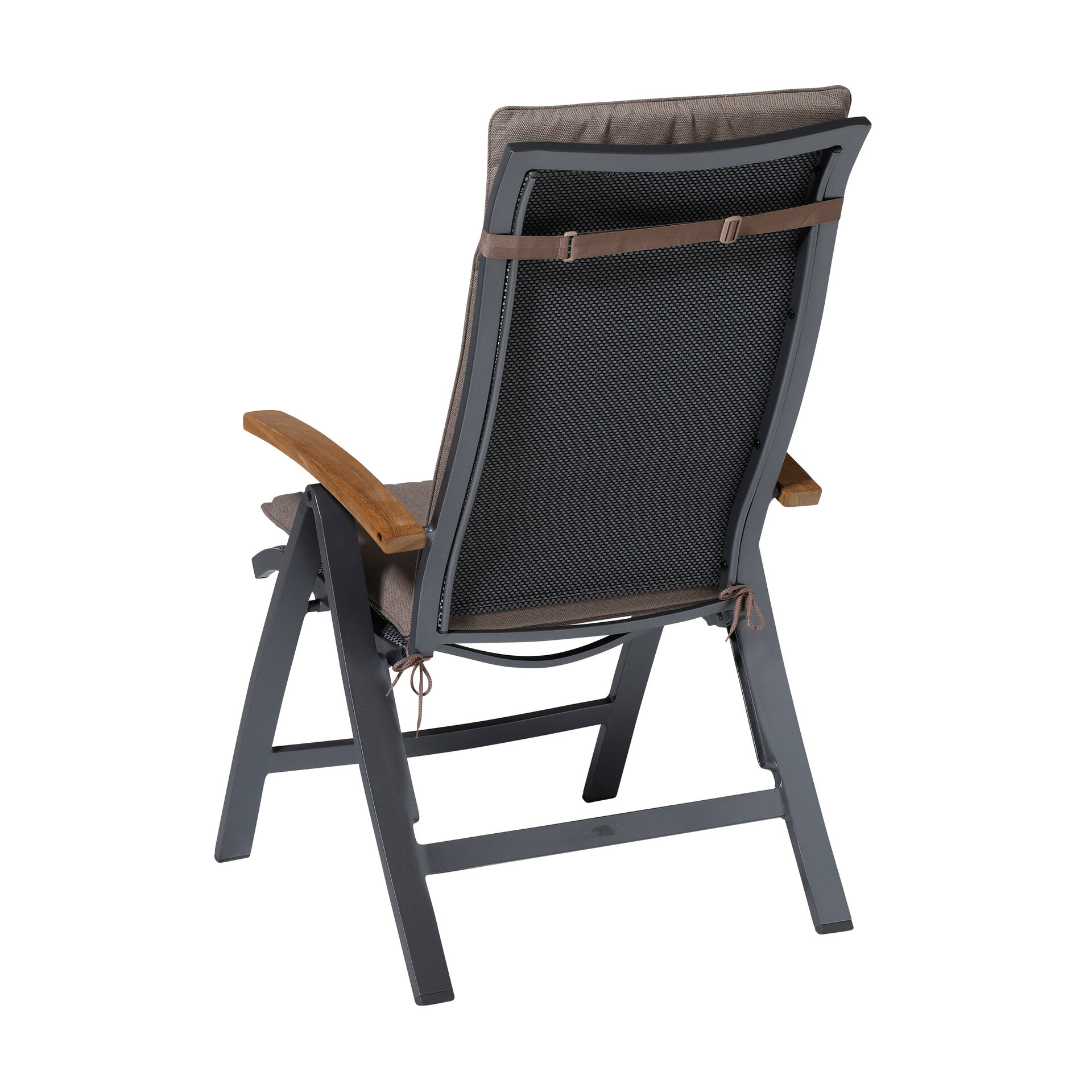 Kussen hoog universeel ca.120x50cm Outdoor Manchester taupe 2 stuks