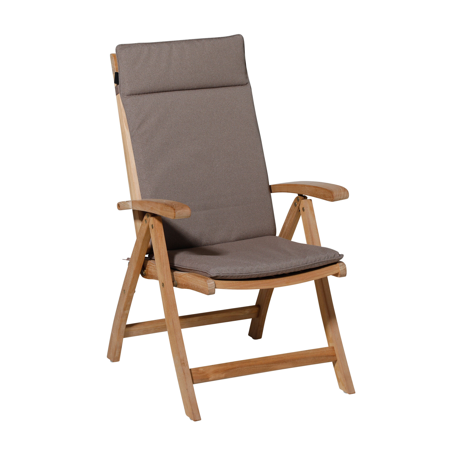 Kussen hoog universeel ca.120x50cm Outdoor Manchester taupe 2 stuks