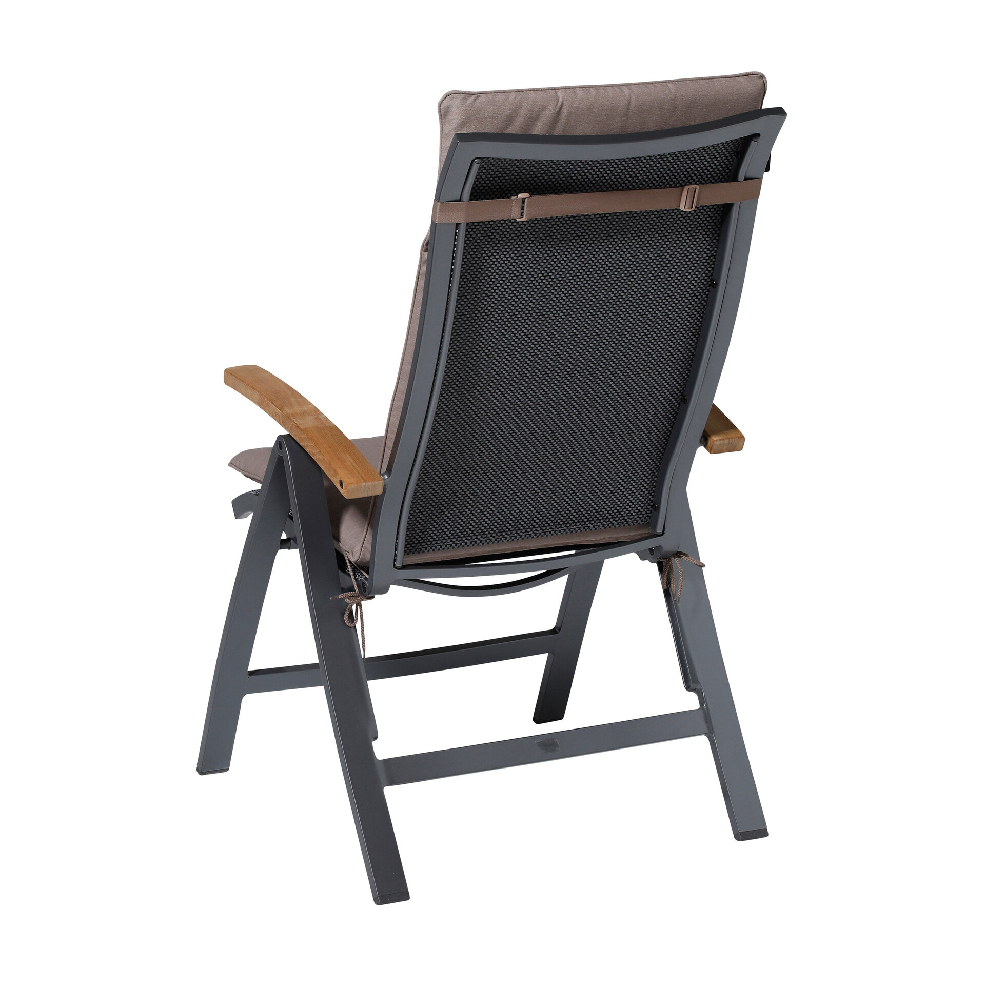 Kussen hoog universeel ca.120x50cm Outdoor Panama taupe 2 stuks