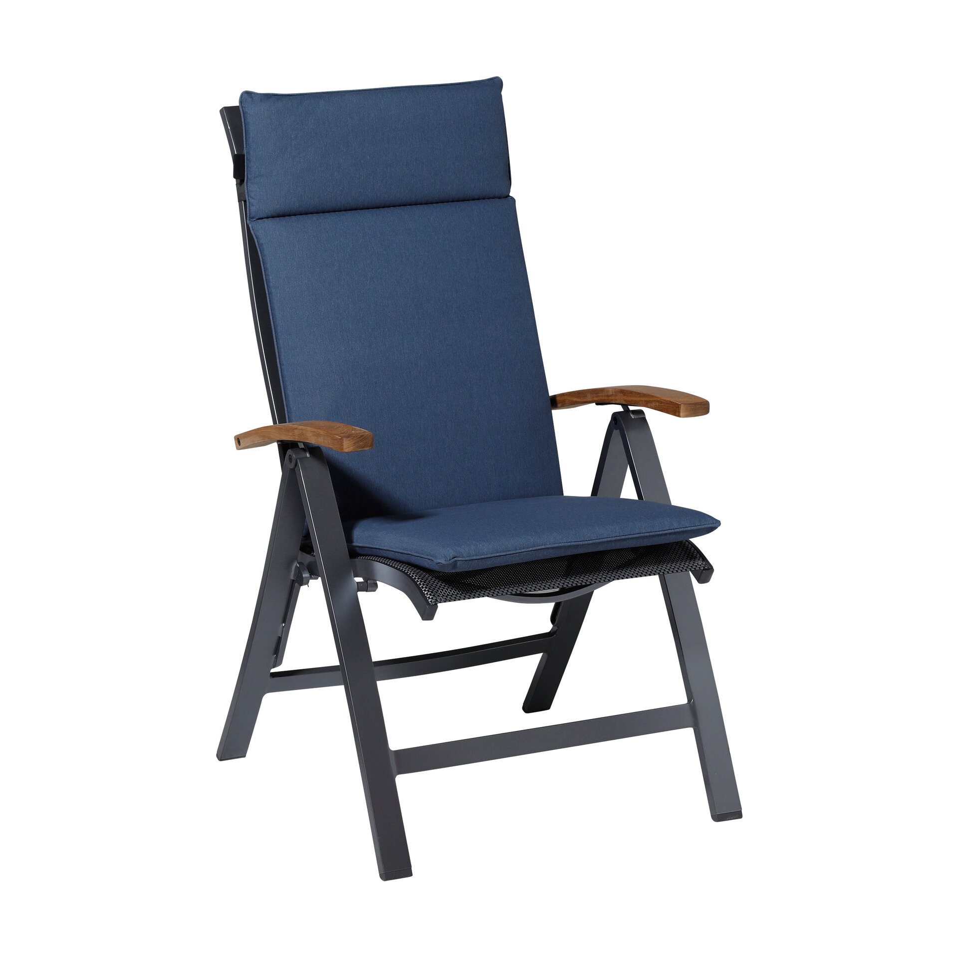 Kussen hoog universeel ca.120x50cm Outd Panama safier blue 2 stuks