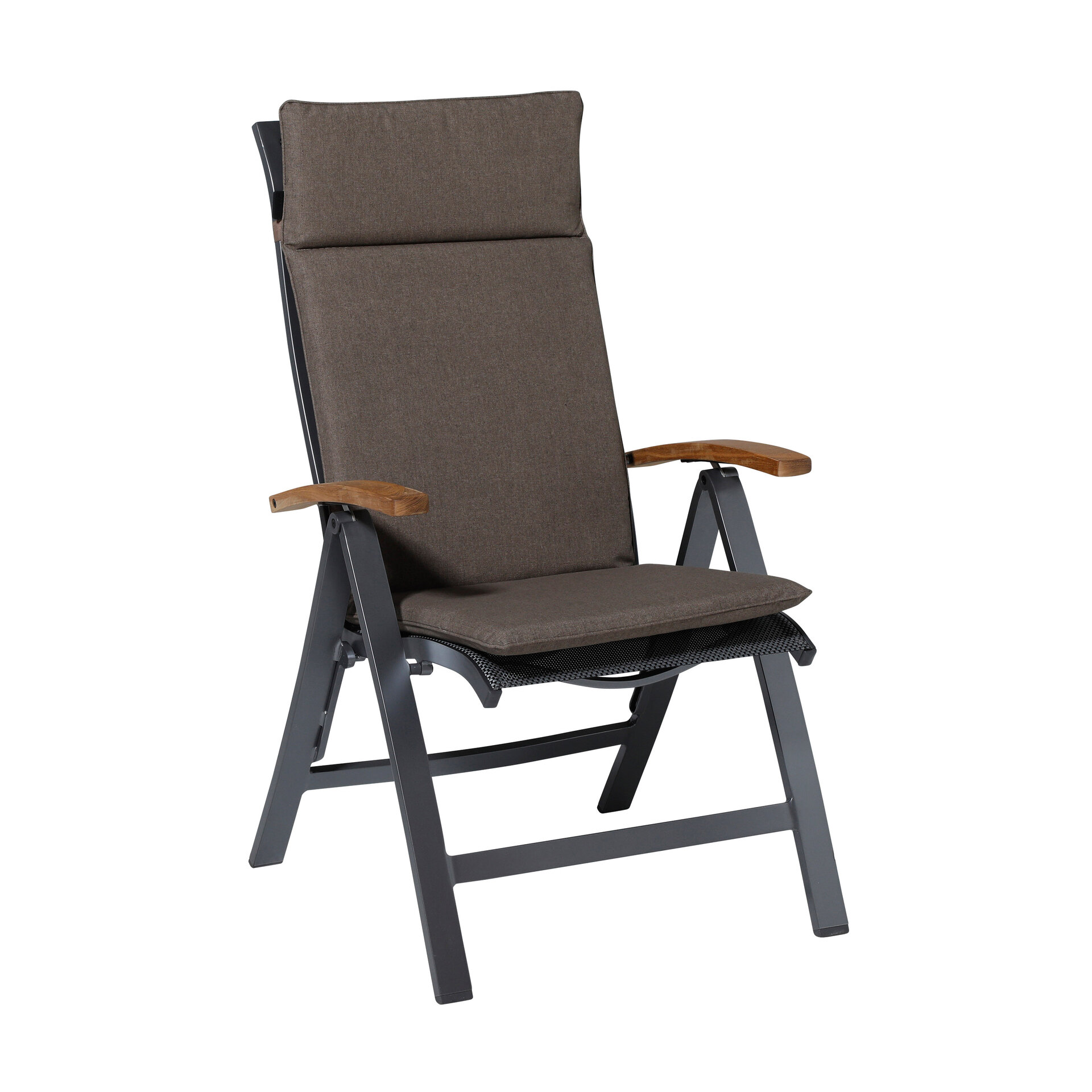 Kussen hoog universeel ca.120x50cm Outdoor Oxford taupe 2 stuks