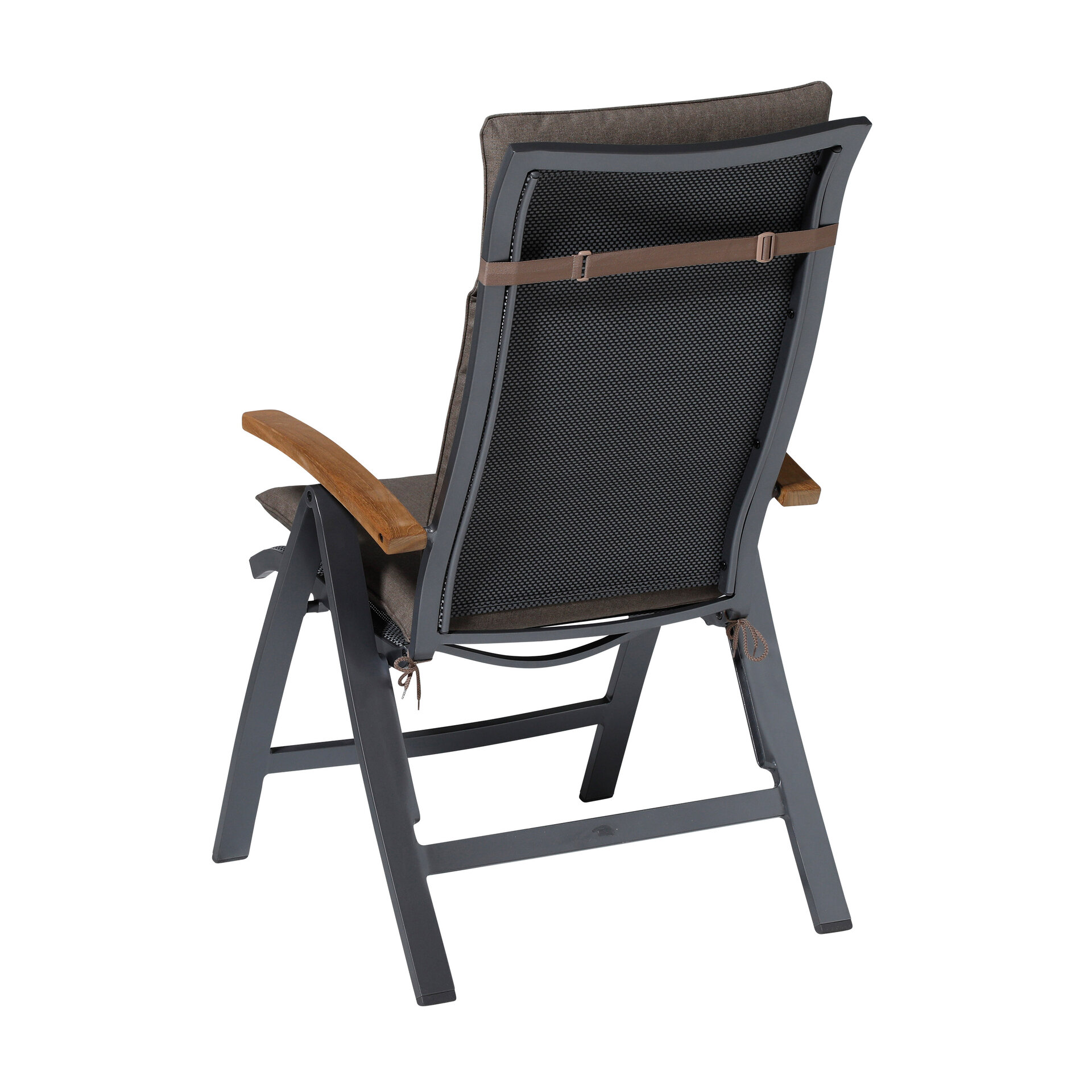 Kussen hoog universeel ca.120x50cm Outdoor Oxford taupe 2 stuks