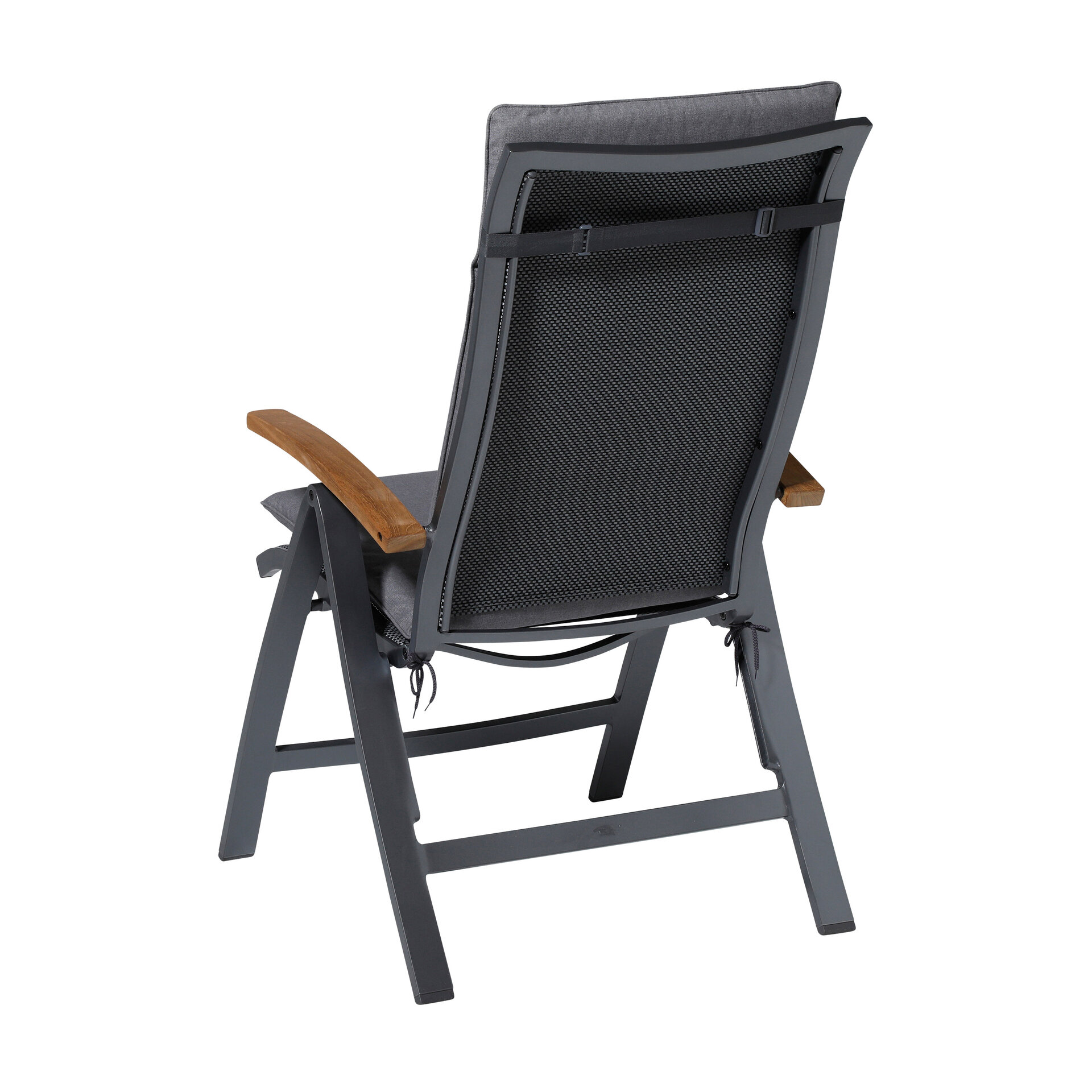 Kussen hoog universeel ca.120x50cm Outdoor Oxford grey 2 stuks