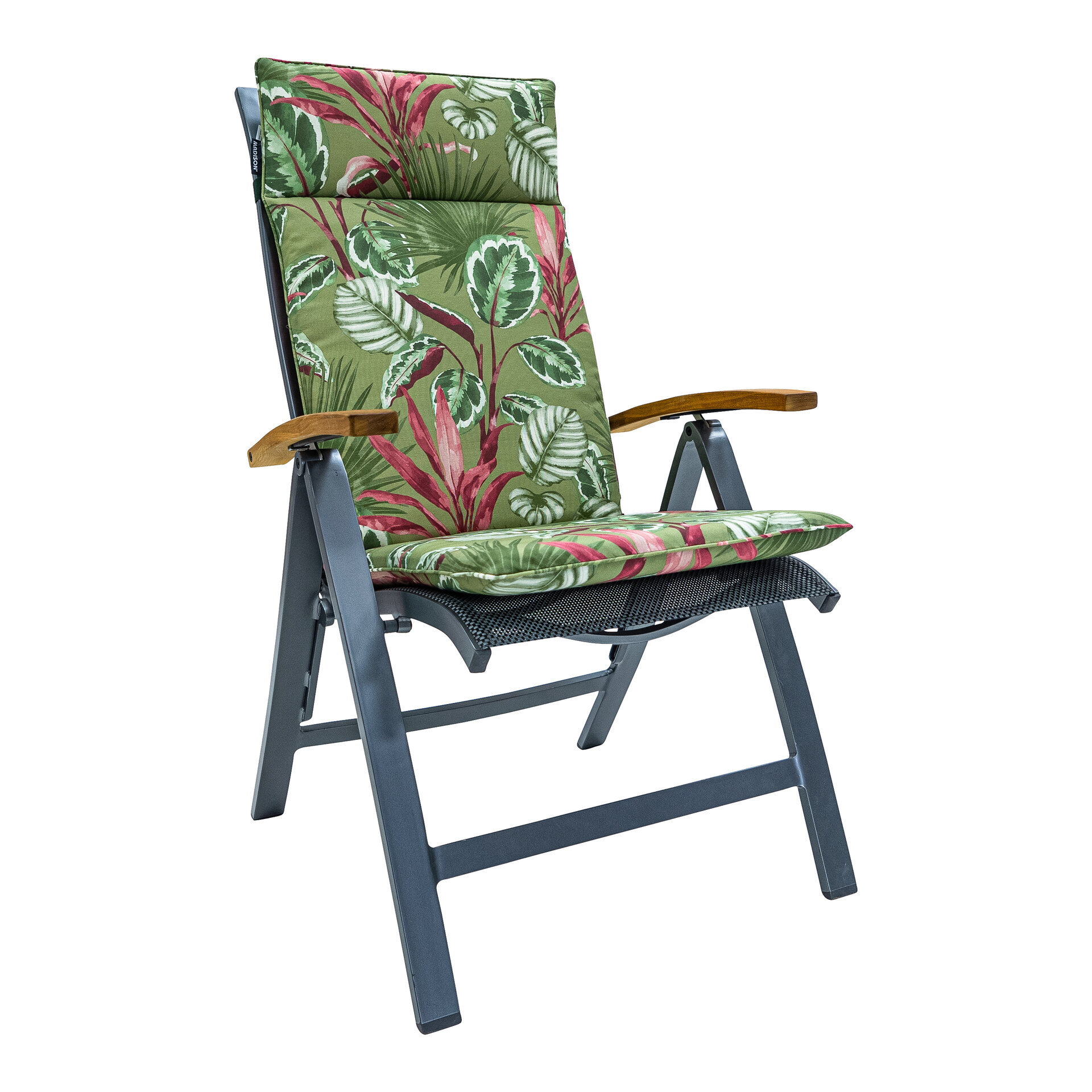 Kussen hoog universeel ca.120x50cm Outdoor+ Cala green 2 stuks