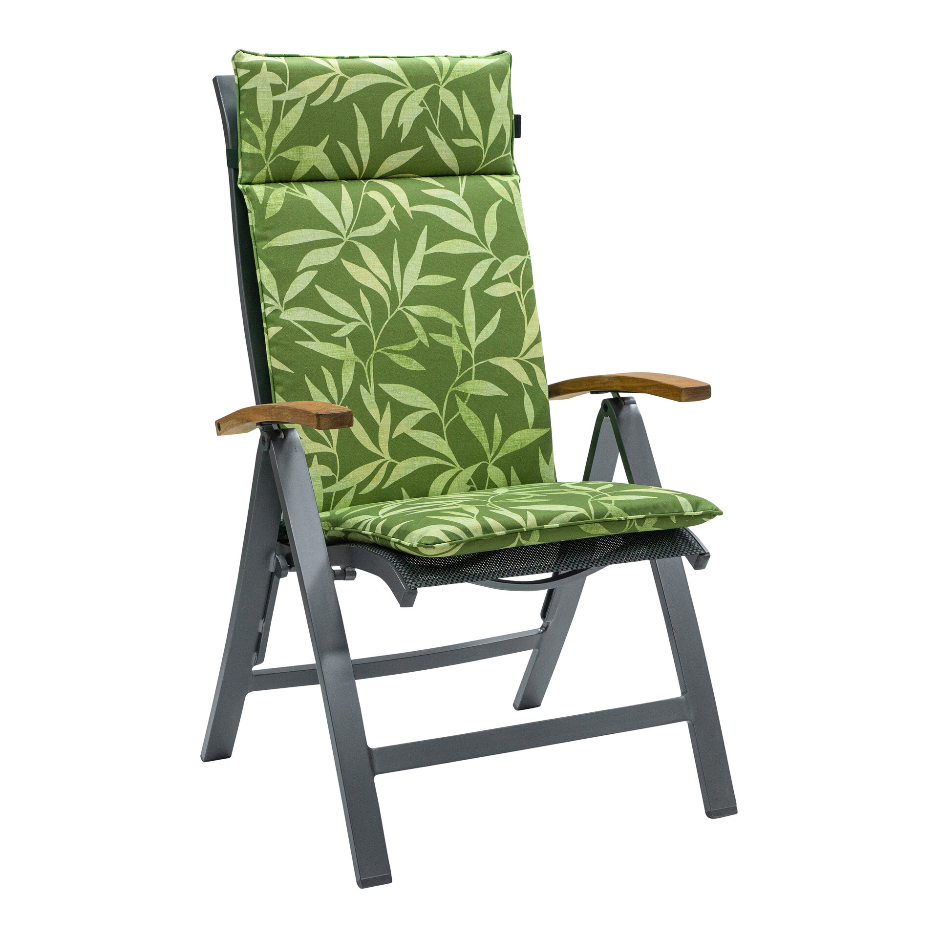Kussen hoog universeel ca.120x50cm Outdoor+ Fergus green 2 stuks