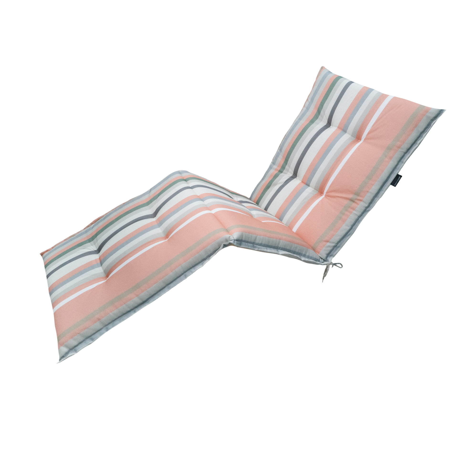 Ligbedkussen ca.200x65cm Righe salmone