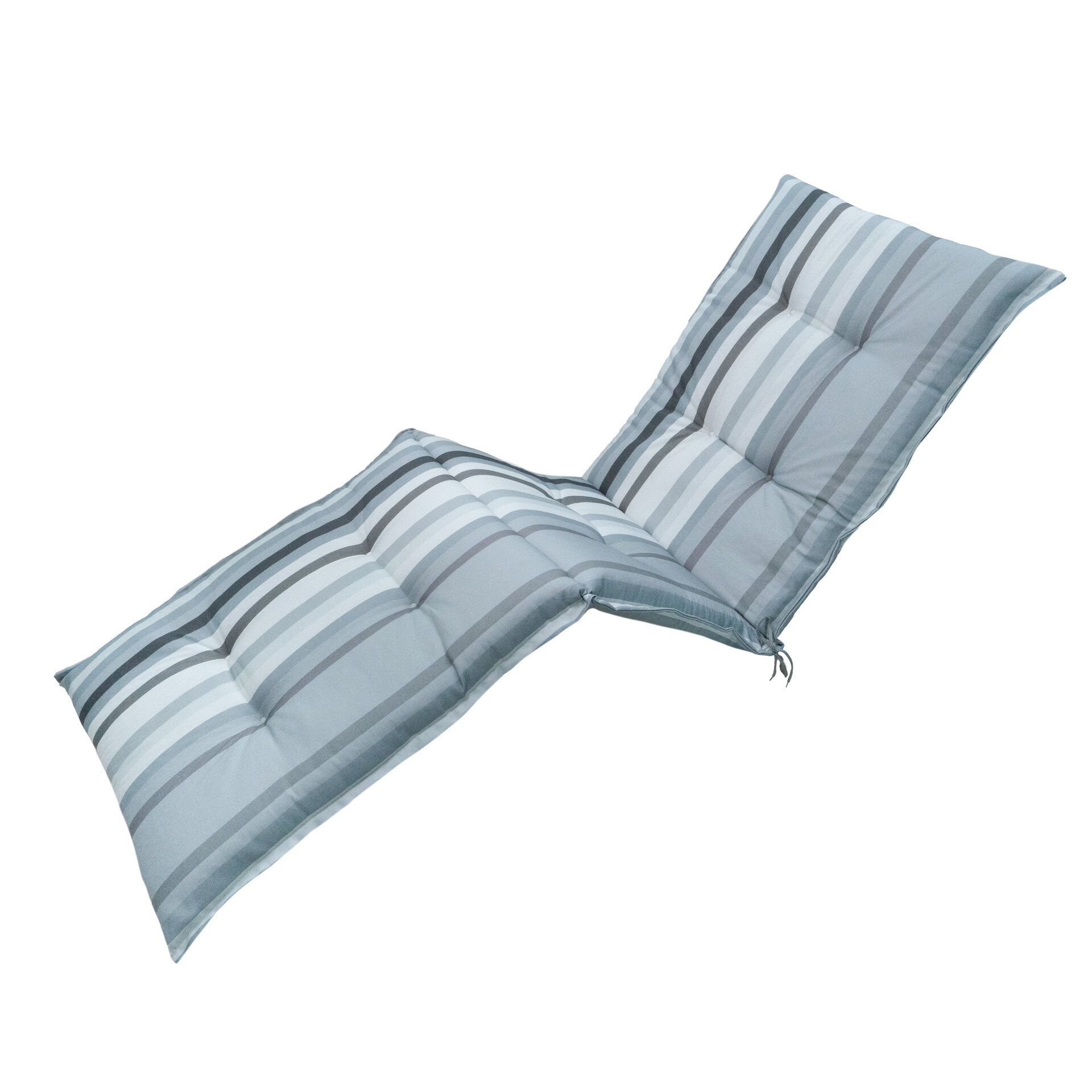Ligbedkussen ca.200x65cm Righe grey