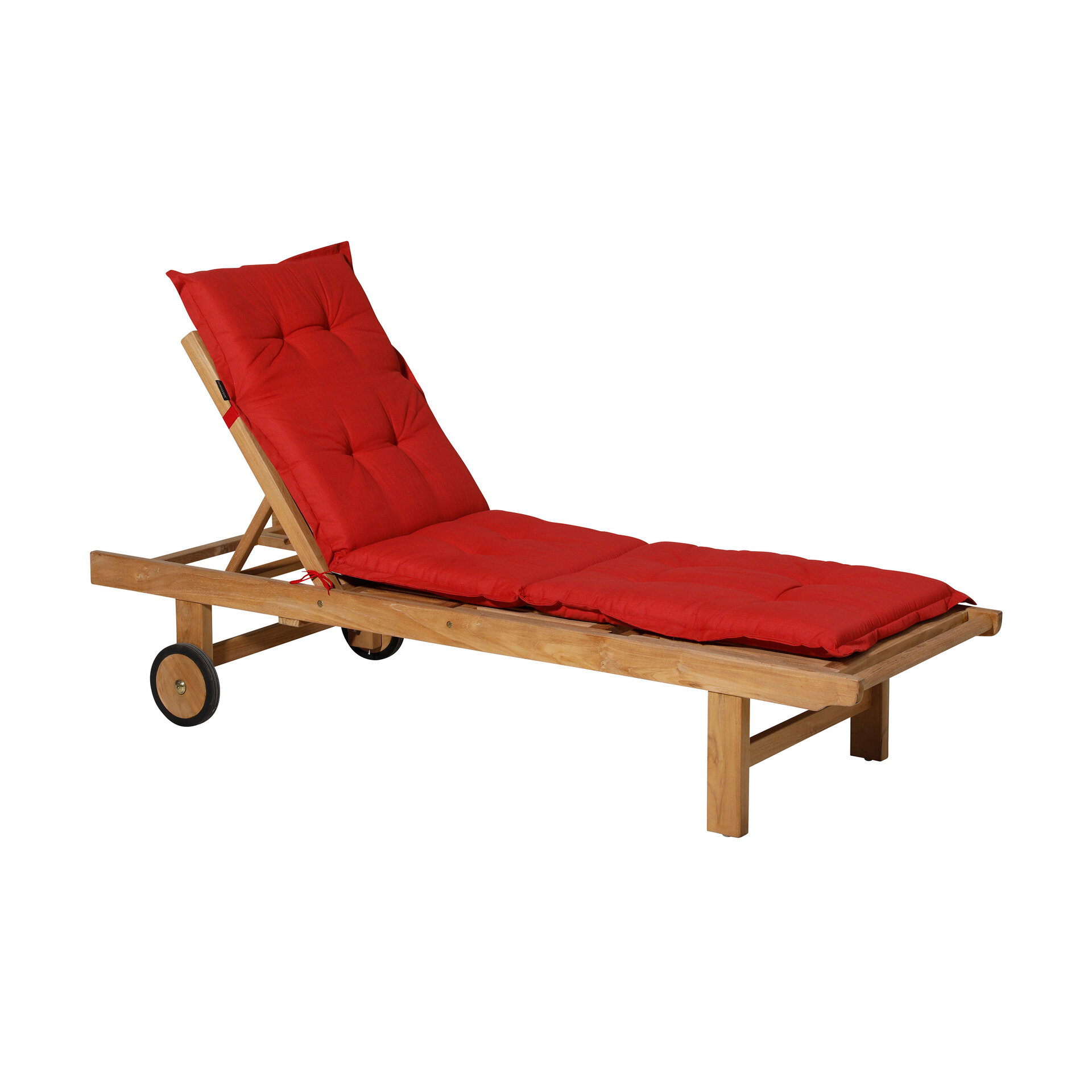 Ligbedkussen ca.200x65cm Basic red