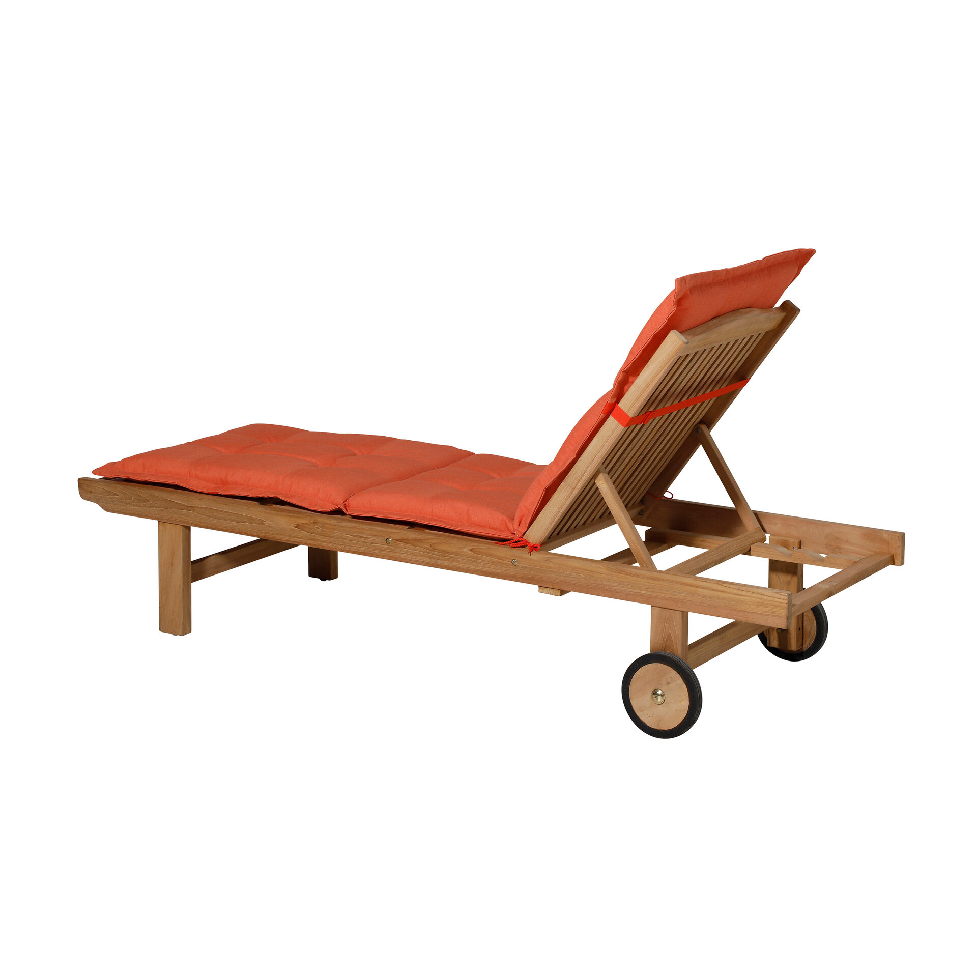 Ligbedkussen ca.200x65cm Panama flame orange