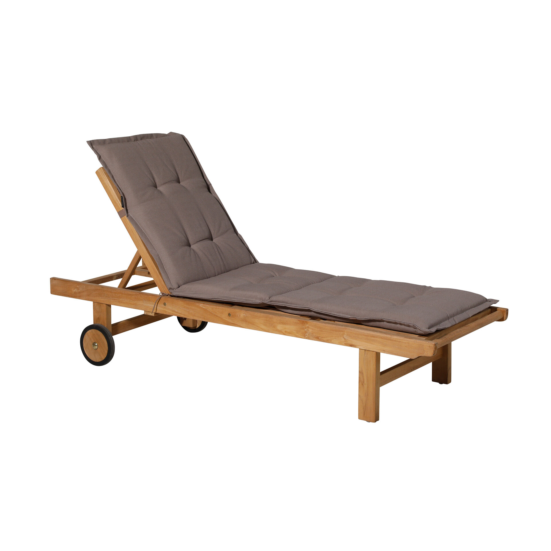 Ligbedkussen ca.200x65cm Panama taupe