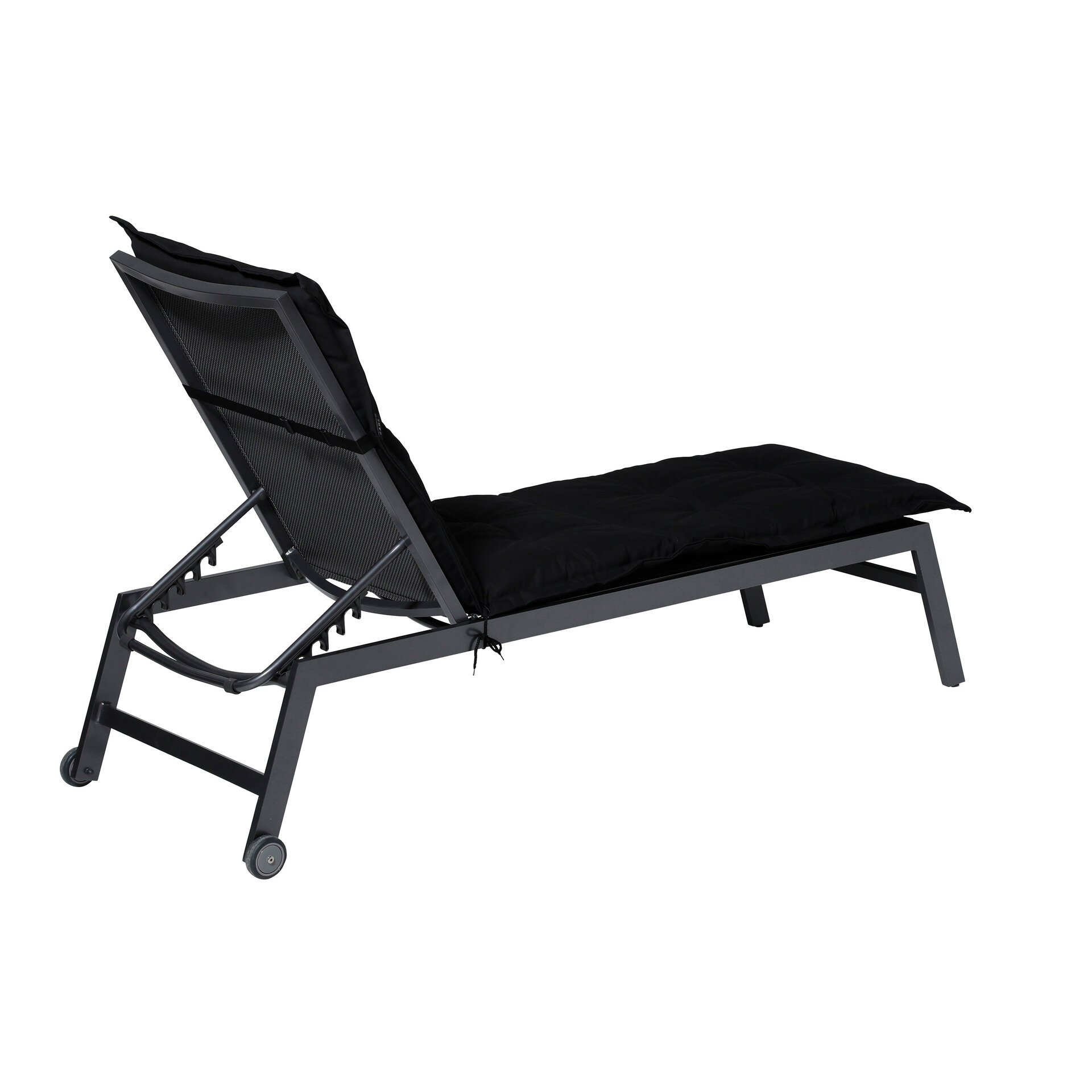 Ligbedkussen ca.200x65cm Panama black