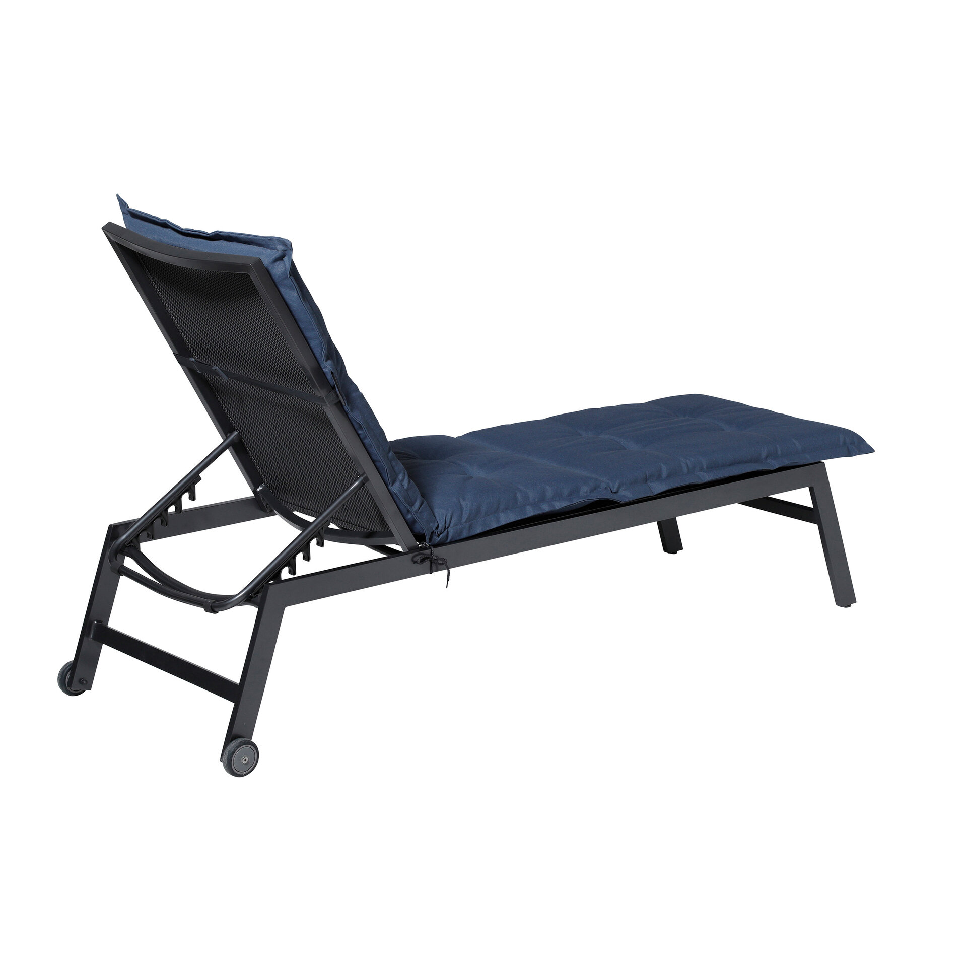 Ligbedkussen ca.200x65cm Panama safier blue