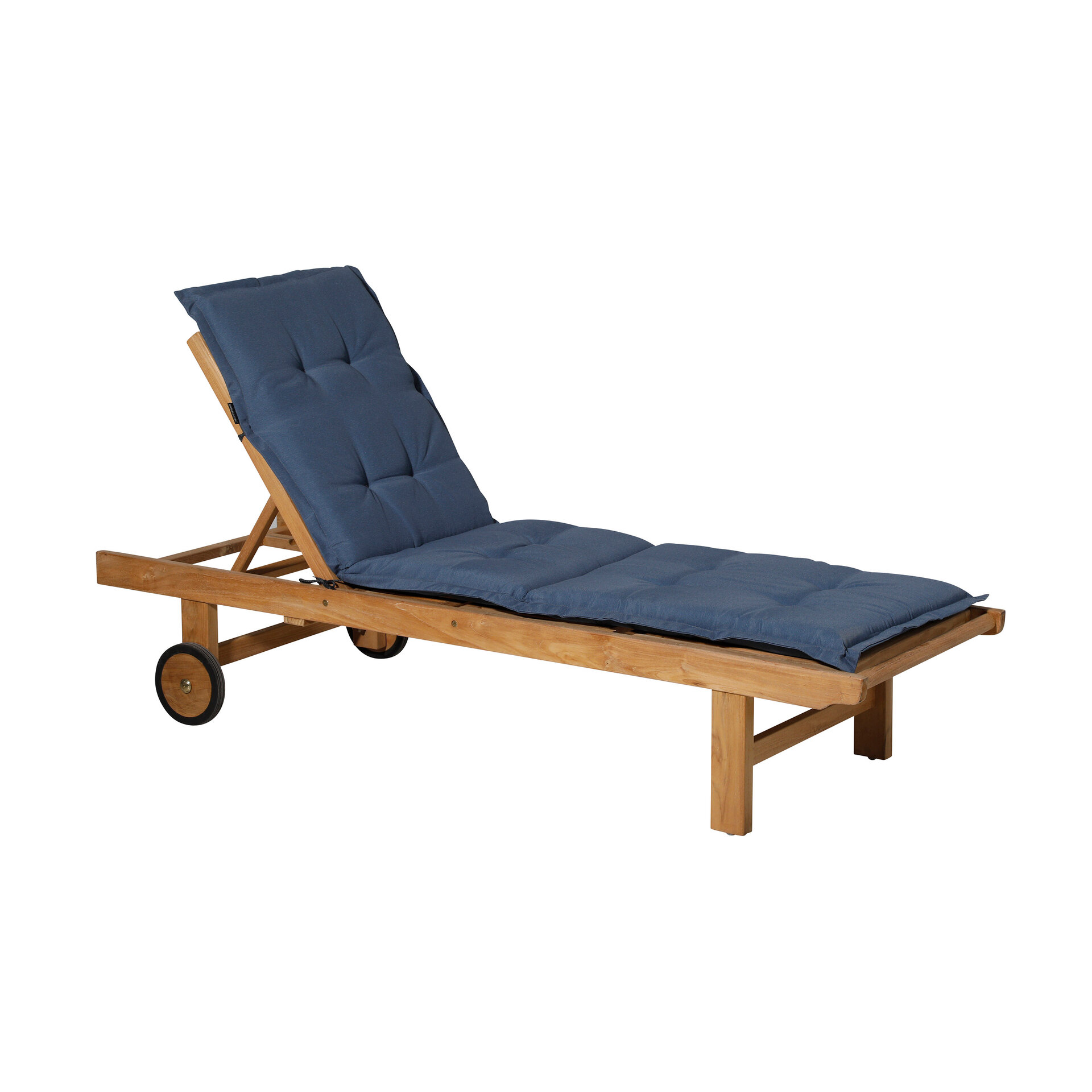 Ligbedkussen ca.200x65cm Panama safier blue