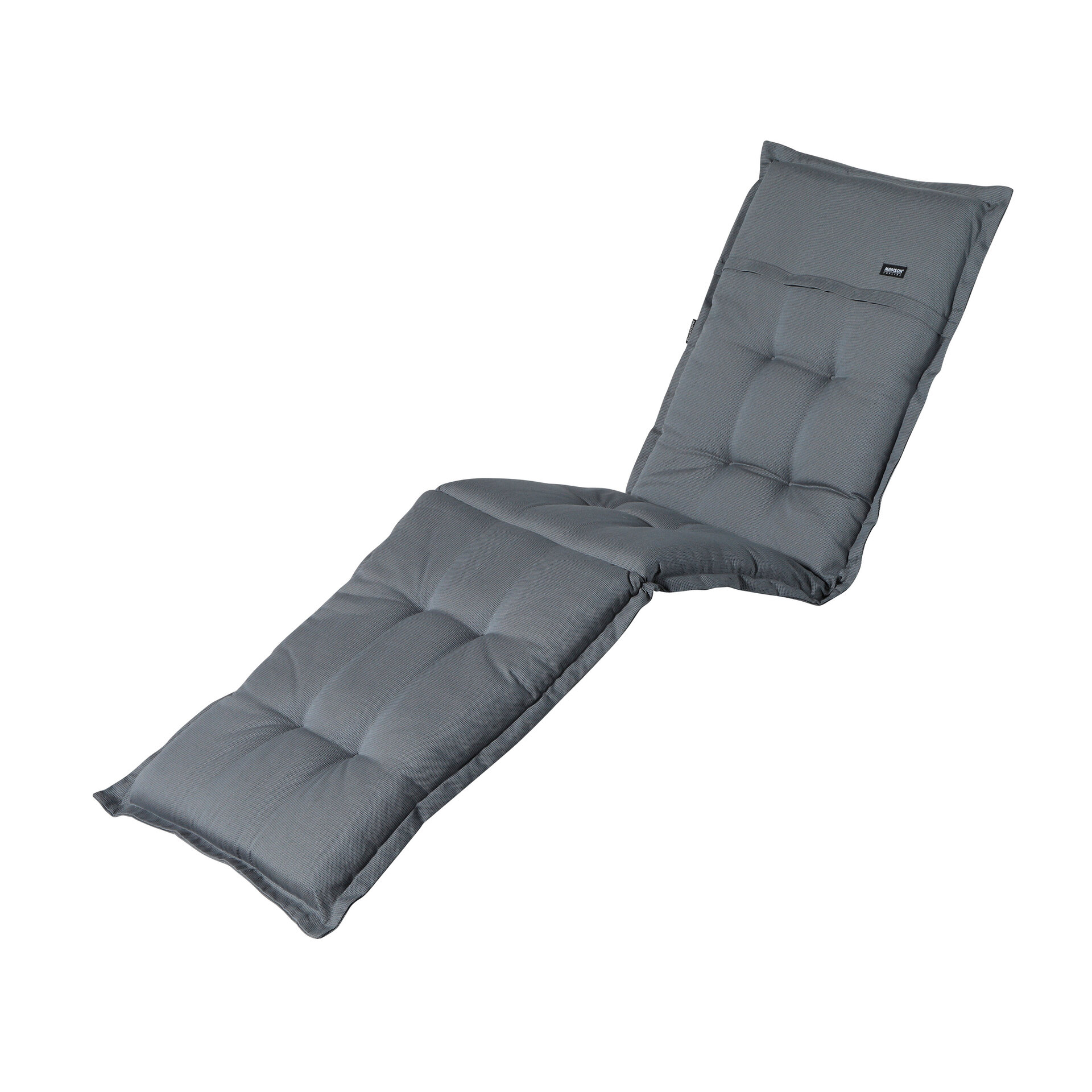 Ligbedkussen ca.200x65cm Rib grey
