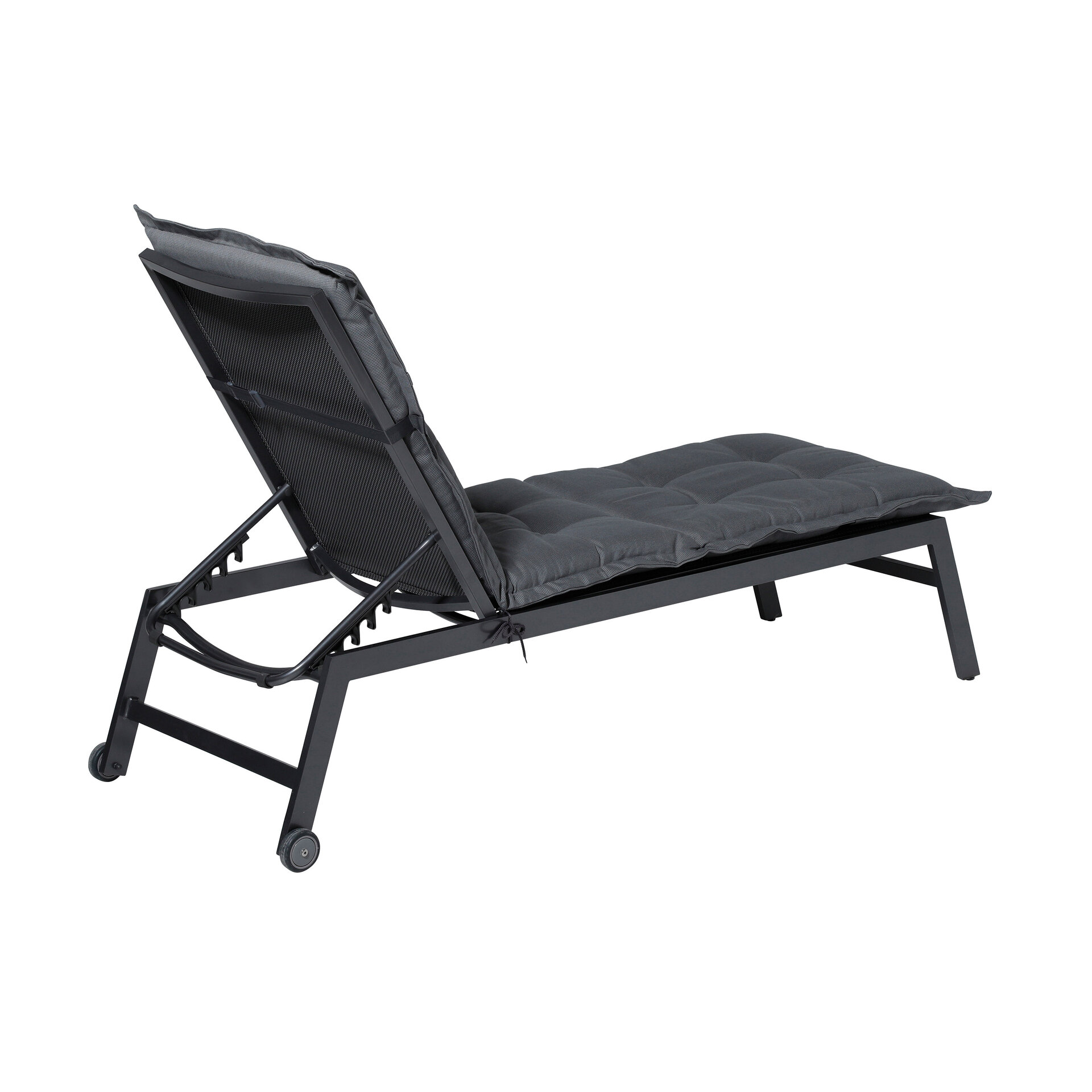 Ligbedkussen ca.200x65cm Rib grey