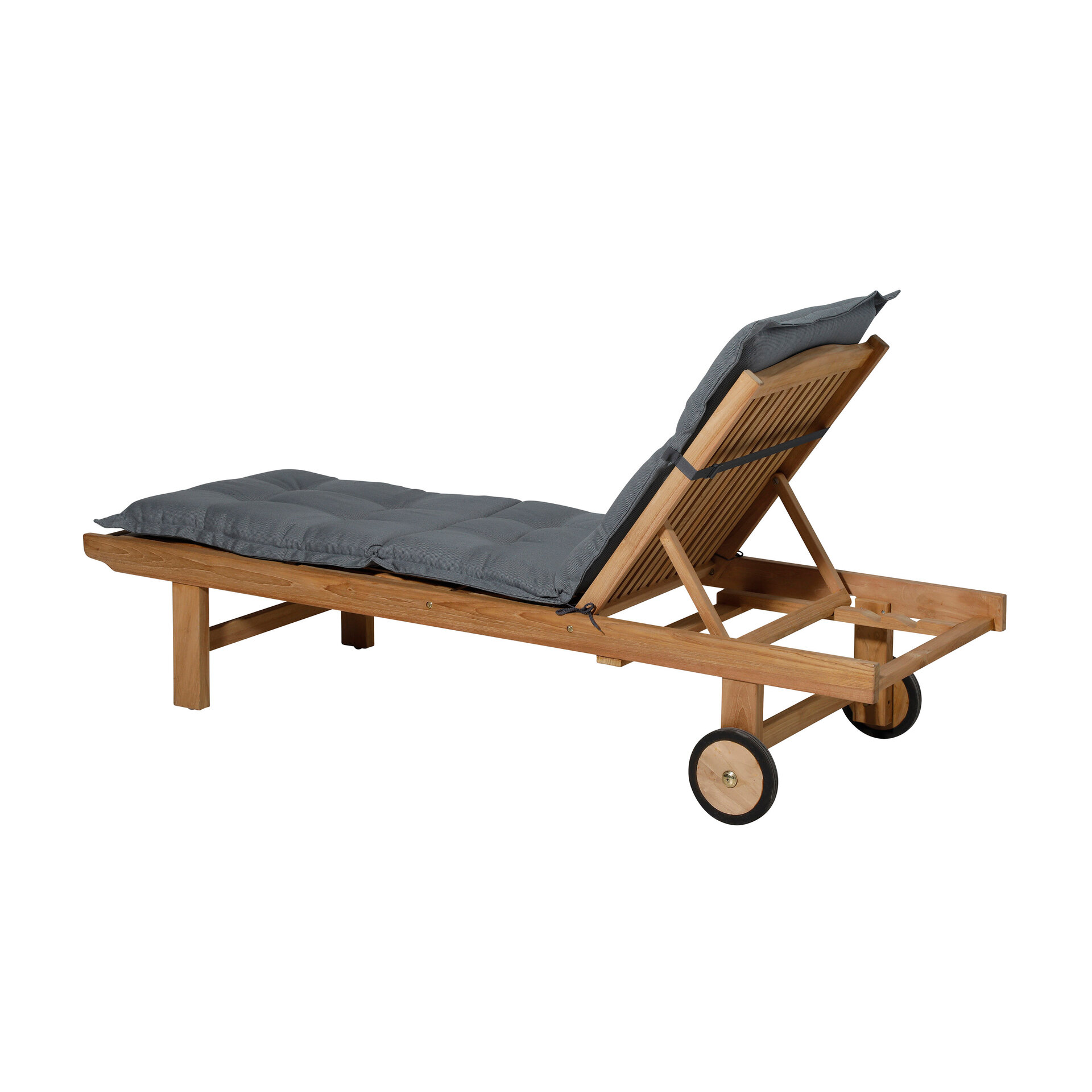 Ligbedkussen ca.200x65cm Rib grey