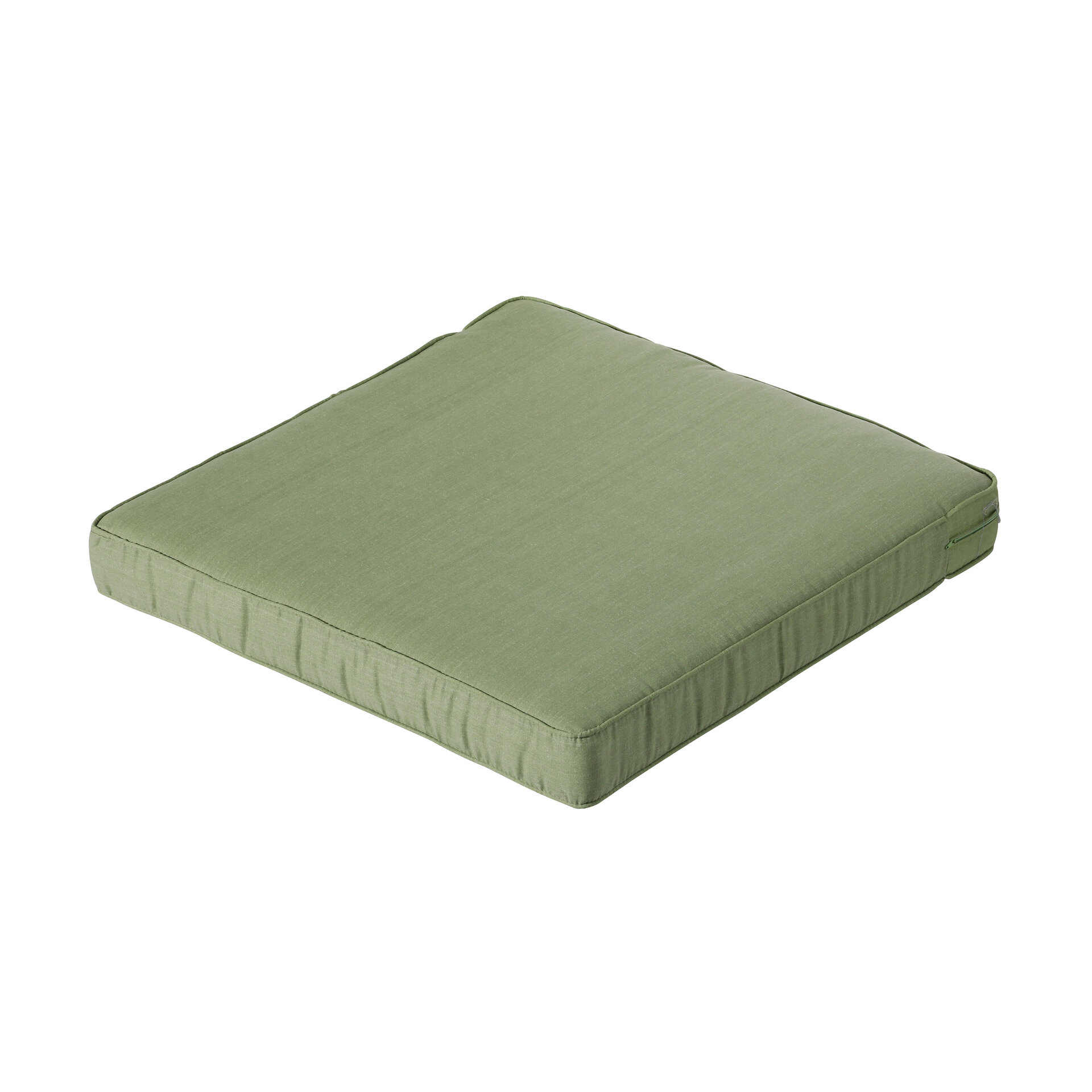 Lounge zit ca.60x60cm Basic green 2 stuks
