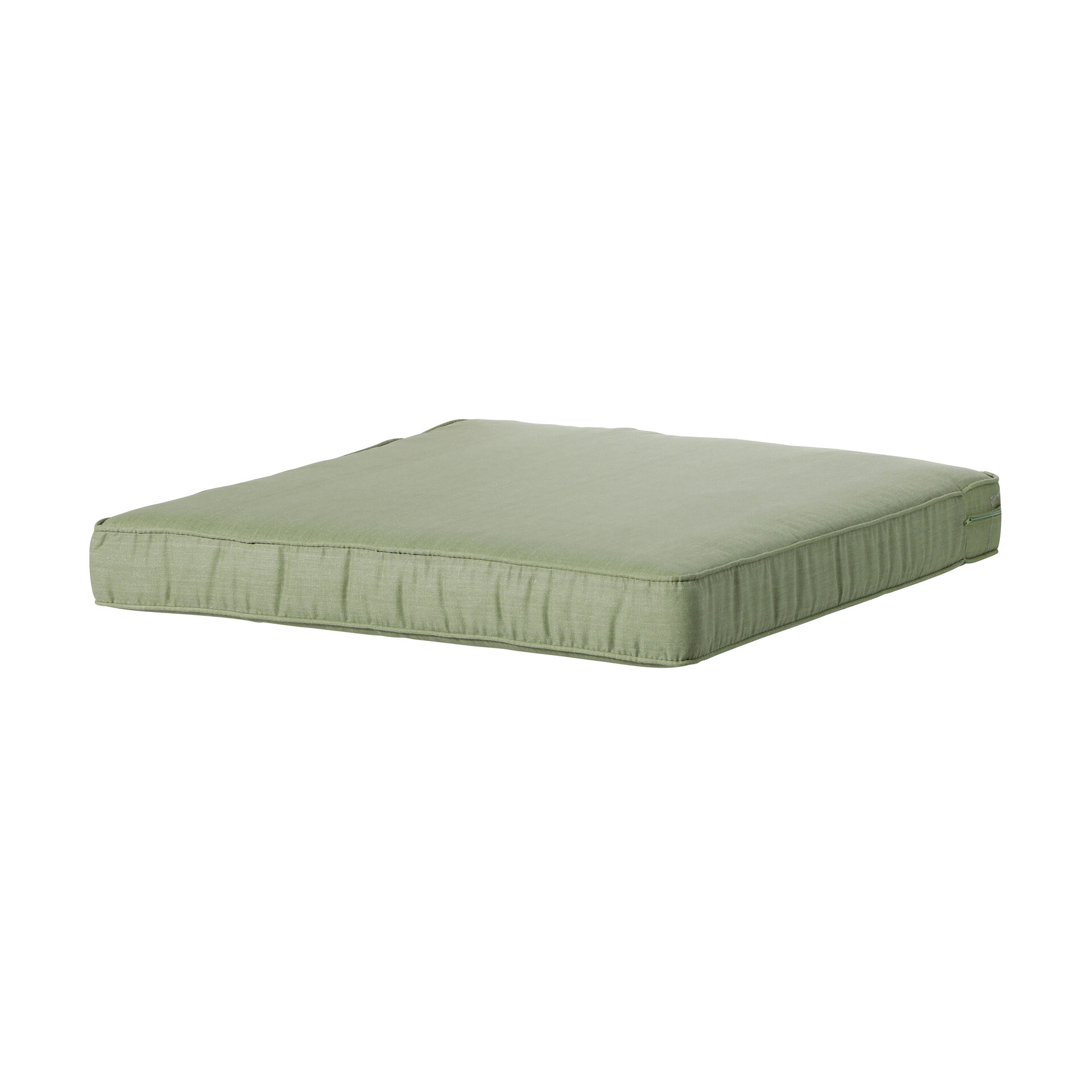 Lounge zit ca.60x60cm Basic green 2 stuks