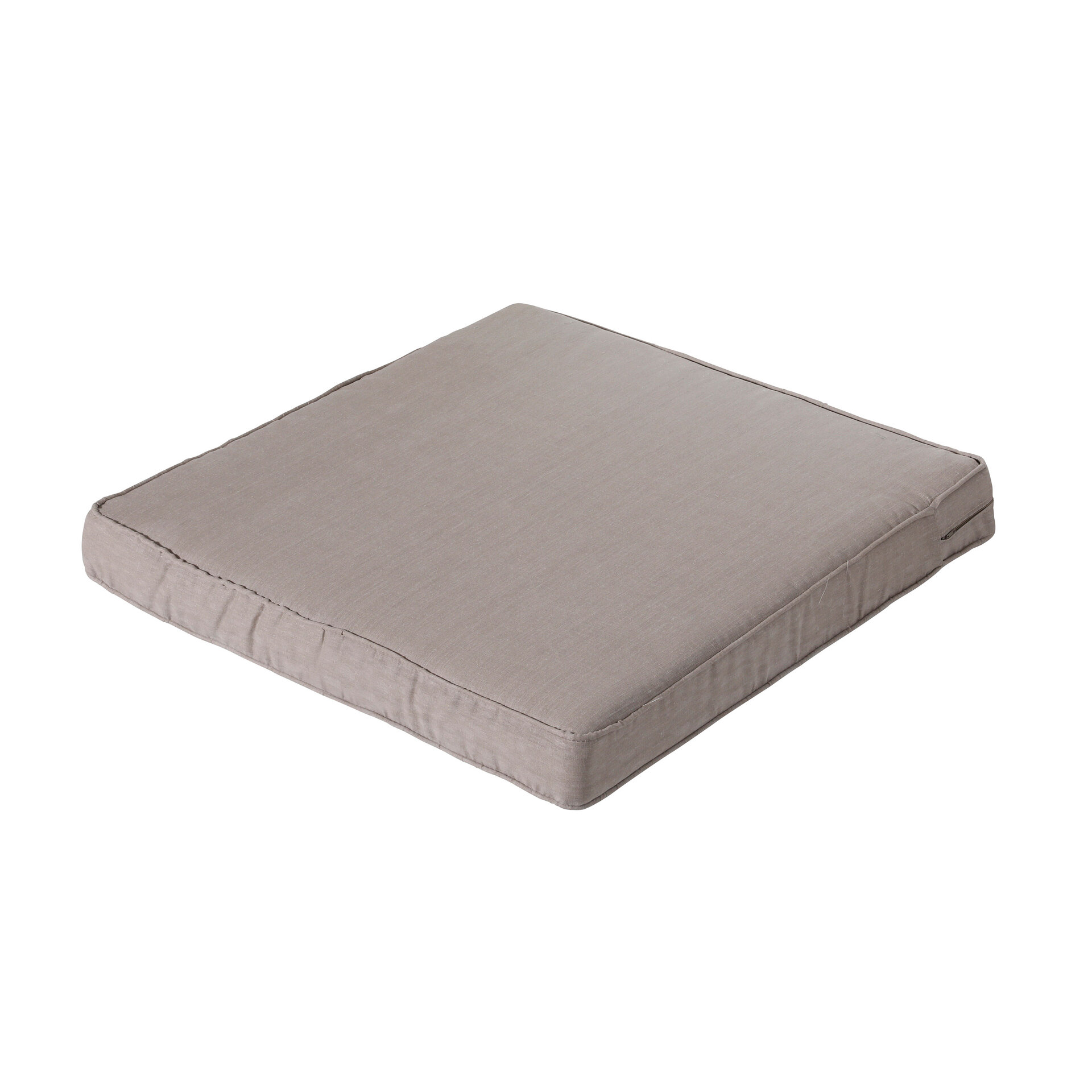Lounge zit ca.60x60cm Basic taupe 2 stuks