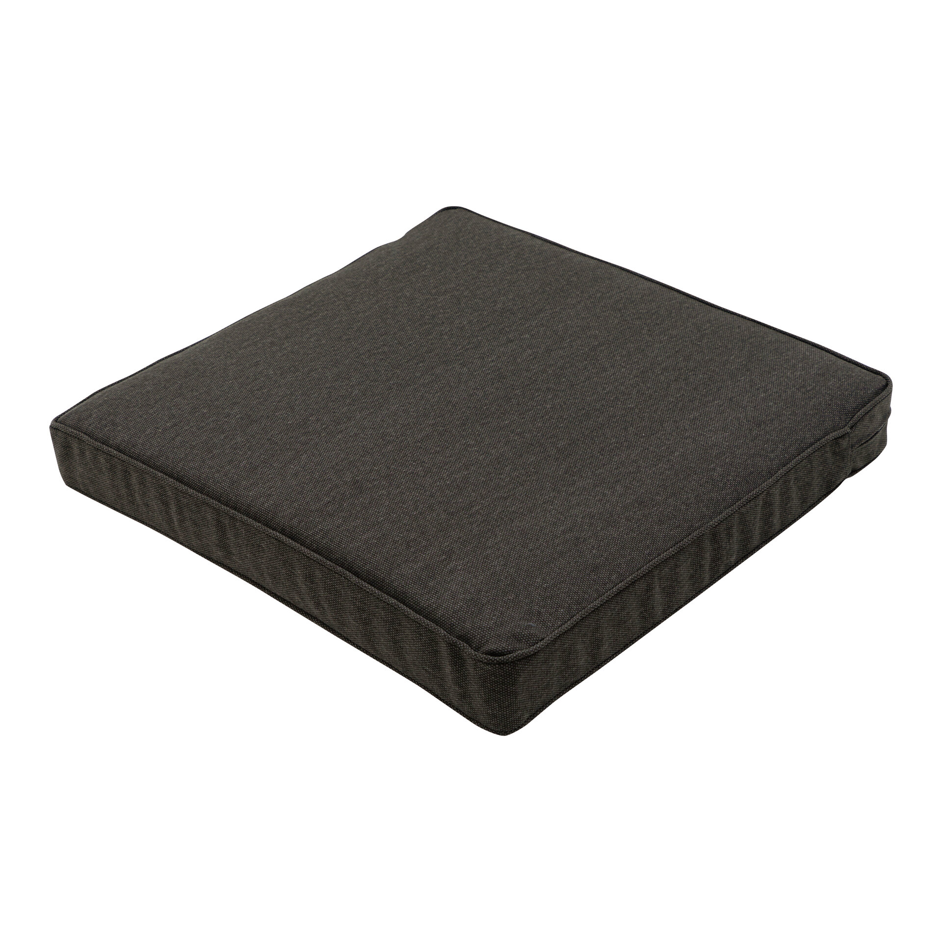 Lounge luxe ca.60x60cm Dark grey canvas eco+ 2 stuks