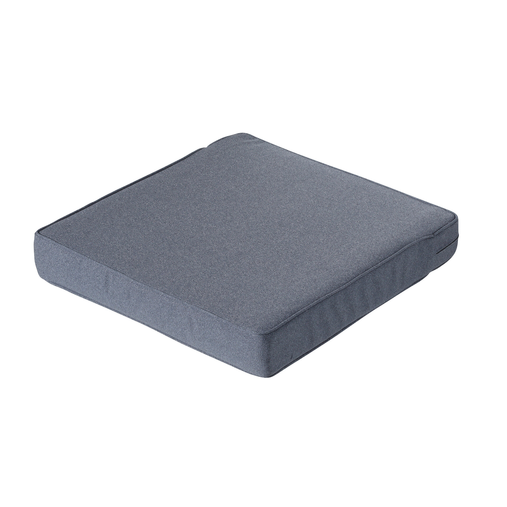 Lounge zitkussen ca.60x60cm Outdoor Manchester denim grey 2 stuks
