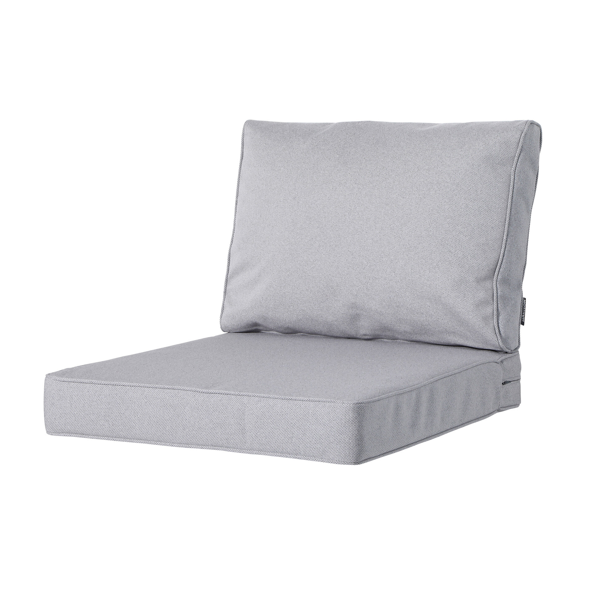 Lounge zitkussen ca.60x60cm Outdoor Manchester light grey 2 stuks