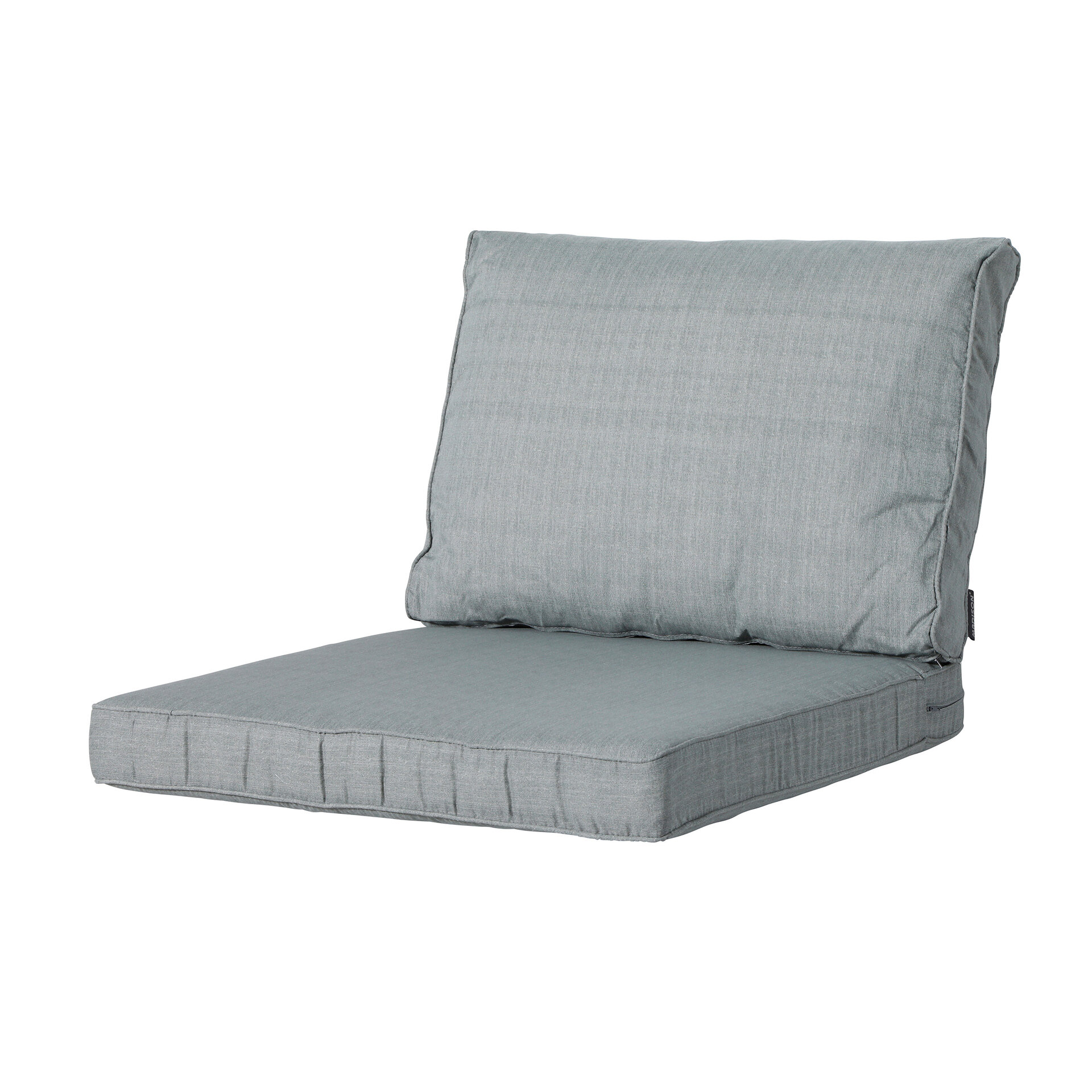 Lounge luxe ca.73x73cm Basic grey 2 stuks