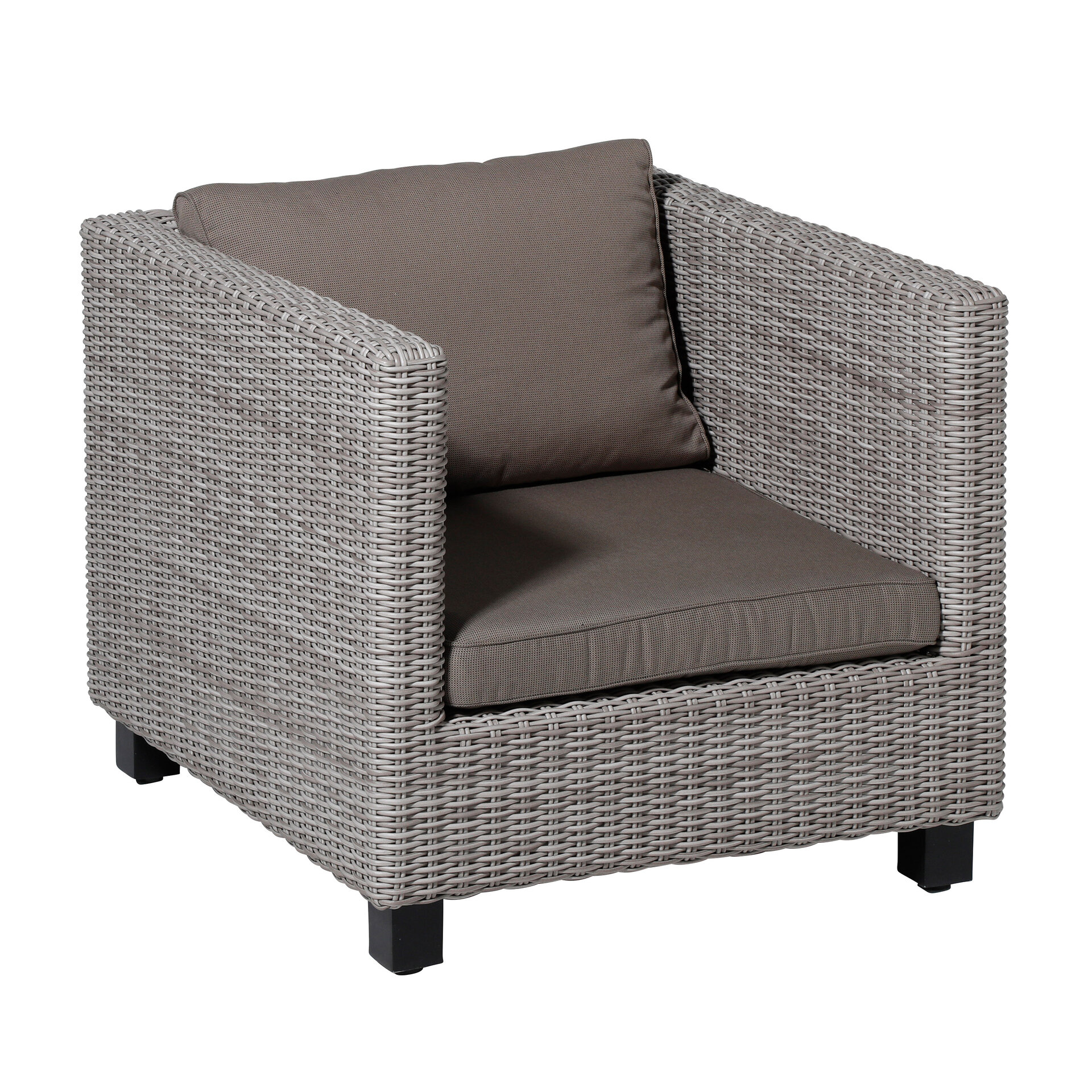 Lounge luxe ca.73x73cm Rib liver 2 stuks