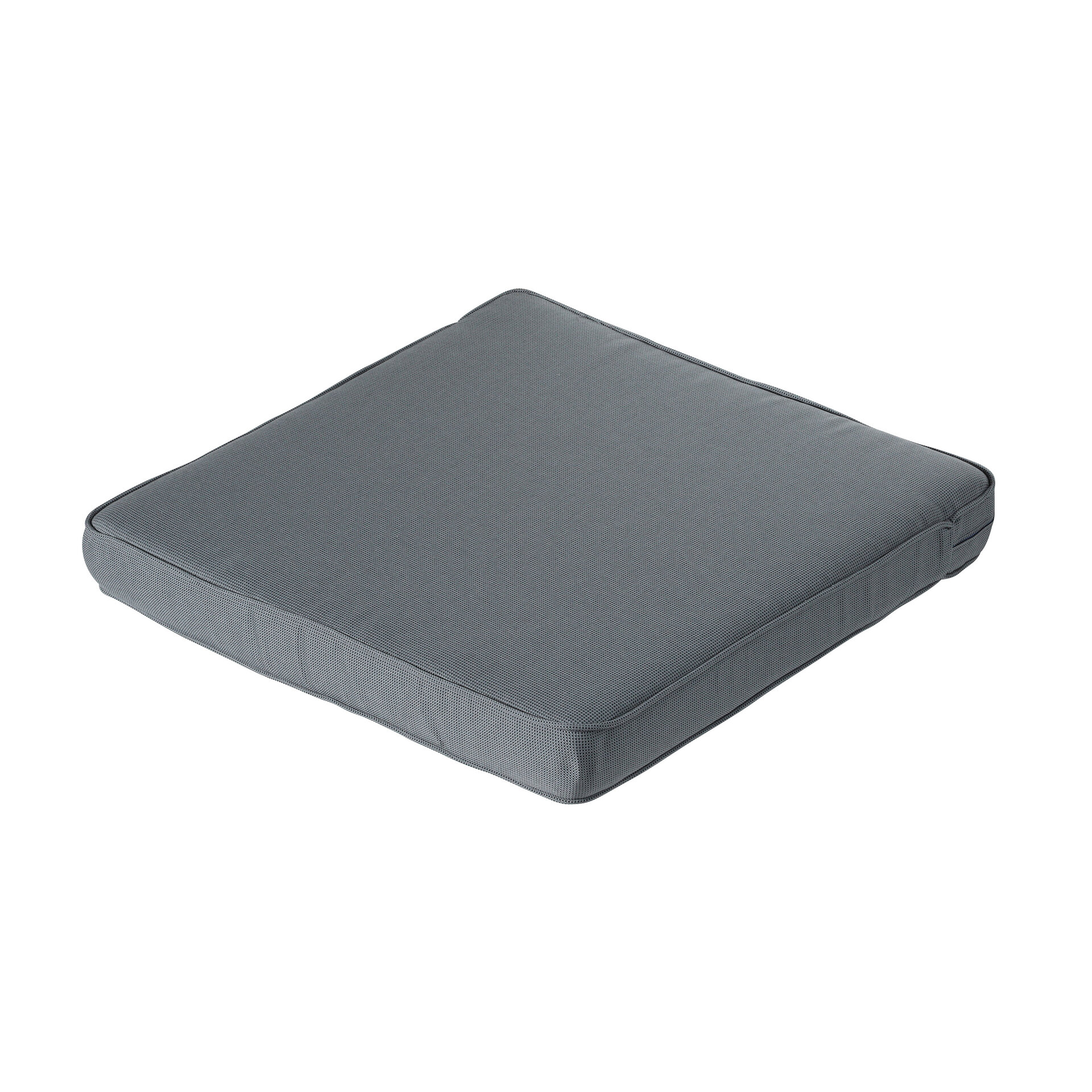 Lounge luxe ca.73x73cm Rib grey 2 stuks
