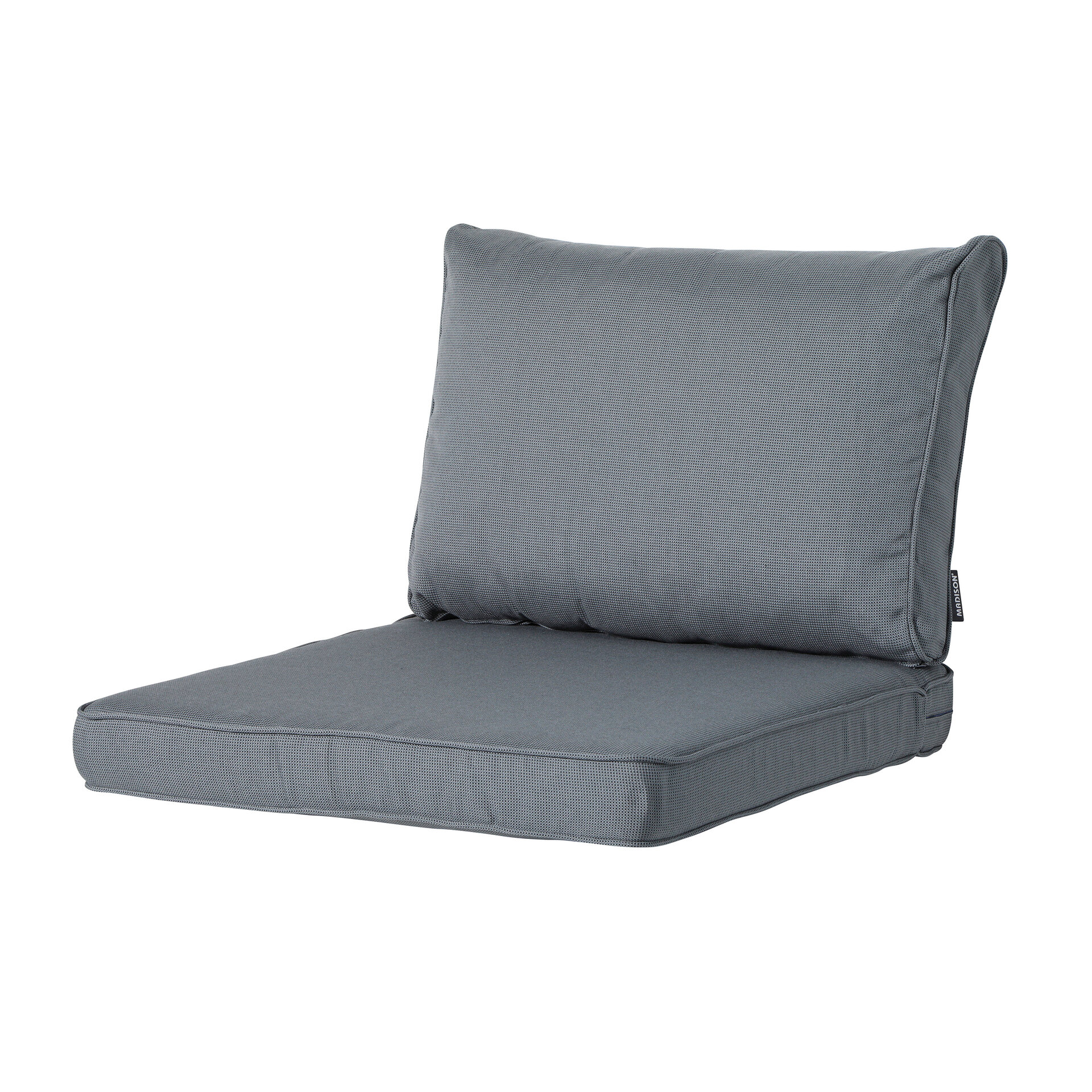 Lounge rug soft ca.40x60cm Rib grey 2 stuks